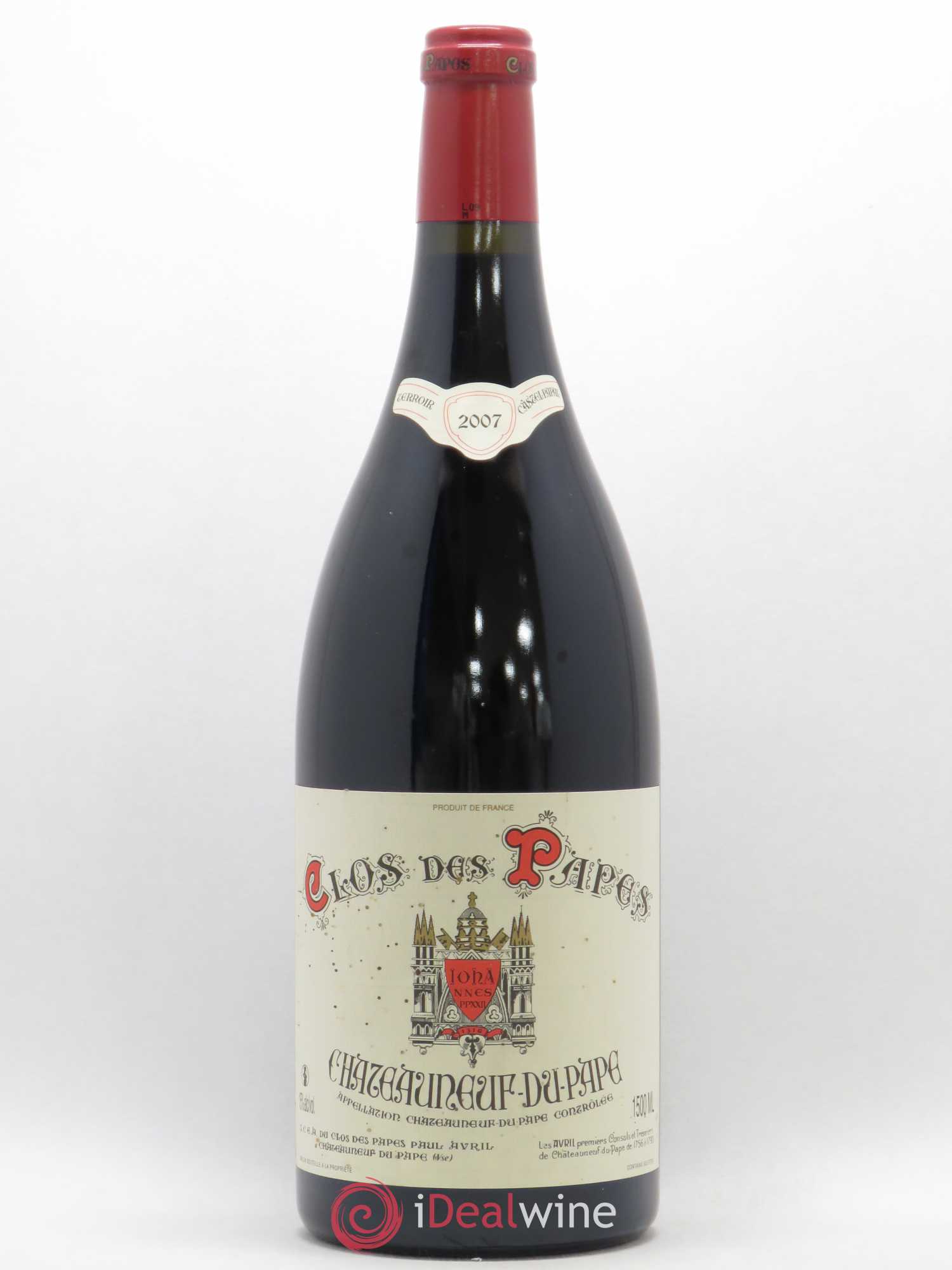 Châteauneuf-du-Pape Clos des Papes - Paul Avril 2007 - Lot de 1 magnum - 0