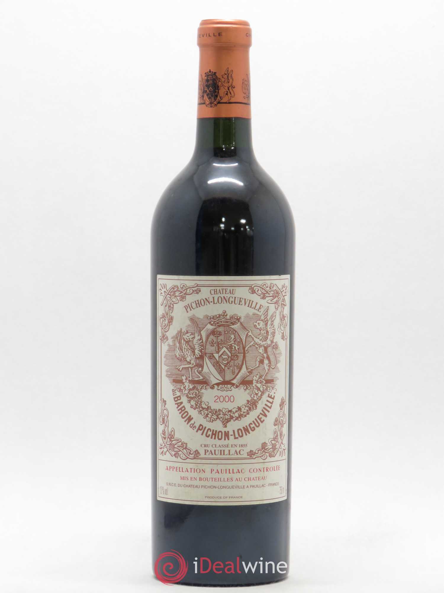 Pichon Longueville Baron 2ème Grand Cru Classé 2000 - Lot de 1 bouteille - 0