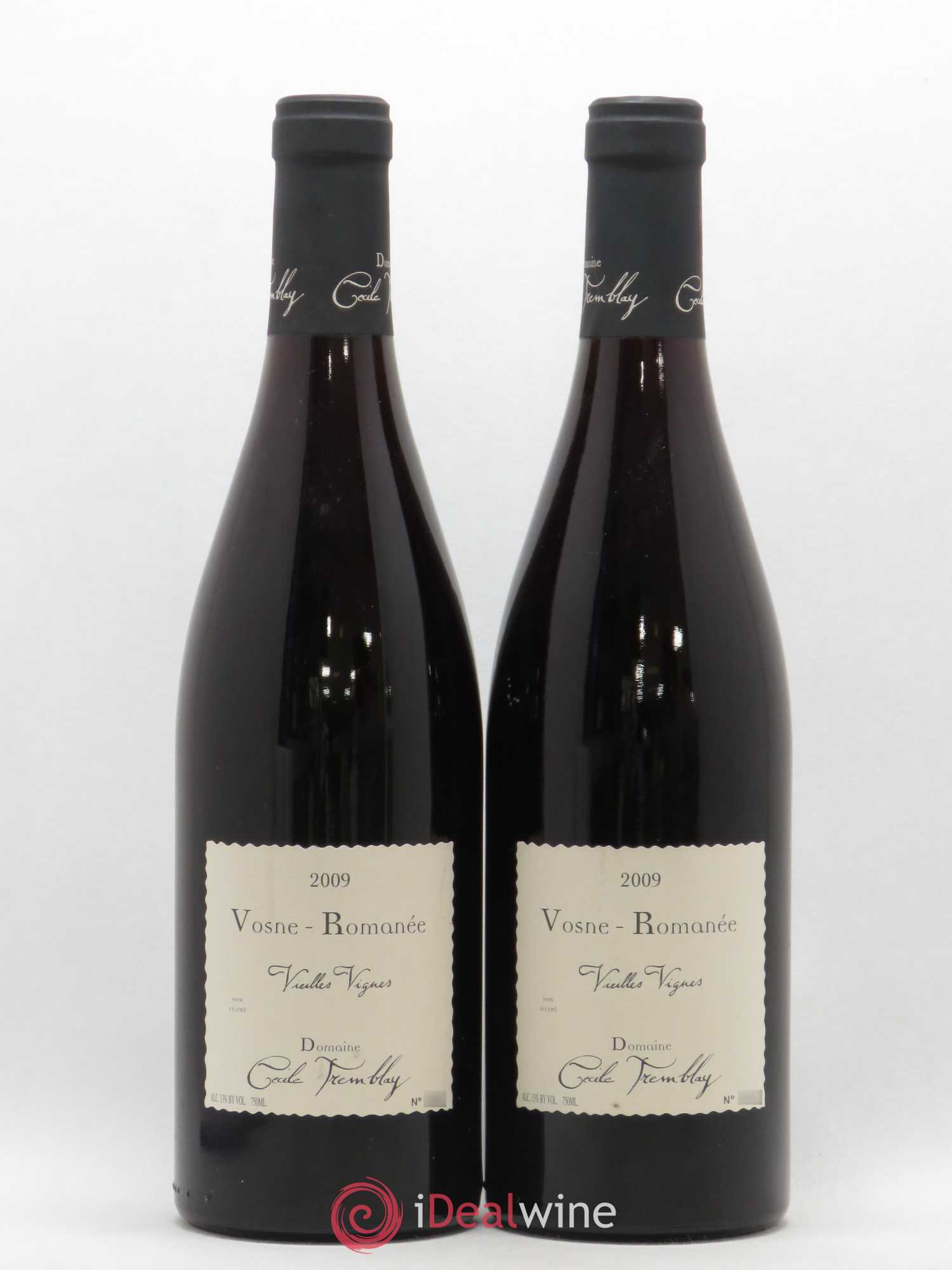 Vosne-Romanée Vieilles Vignes Cécile Tremblay 2009 - Lot de 2 bouteilles - 0