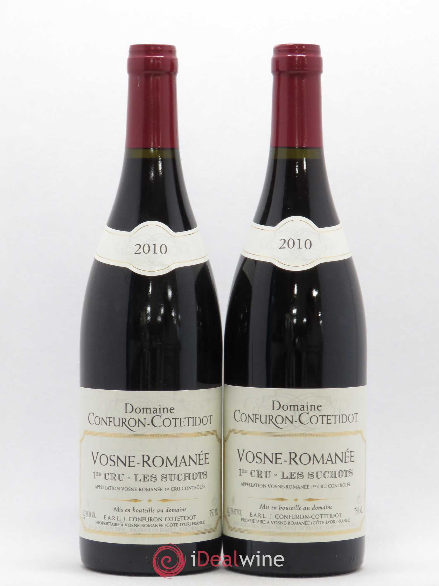 Vosne-Romanée 1er Cru Les Suchots Confuron-Cotetidot 2010 - Lot de 2 bouteilles - 0