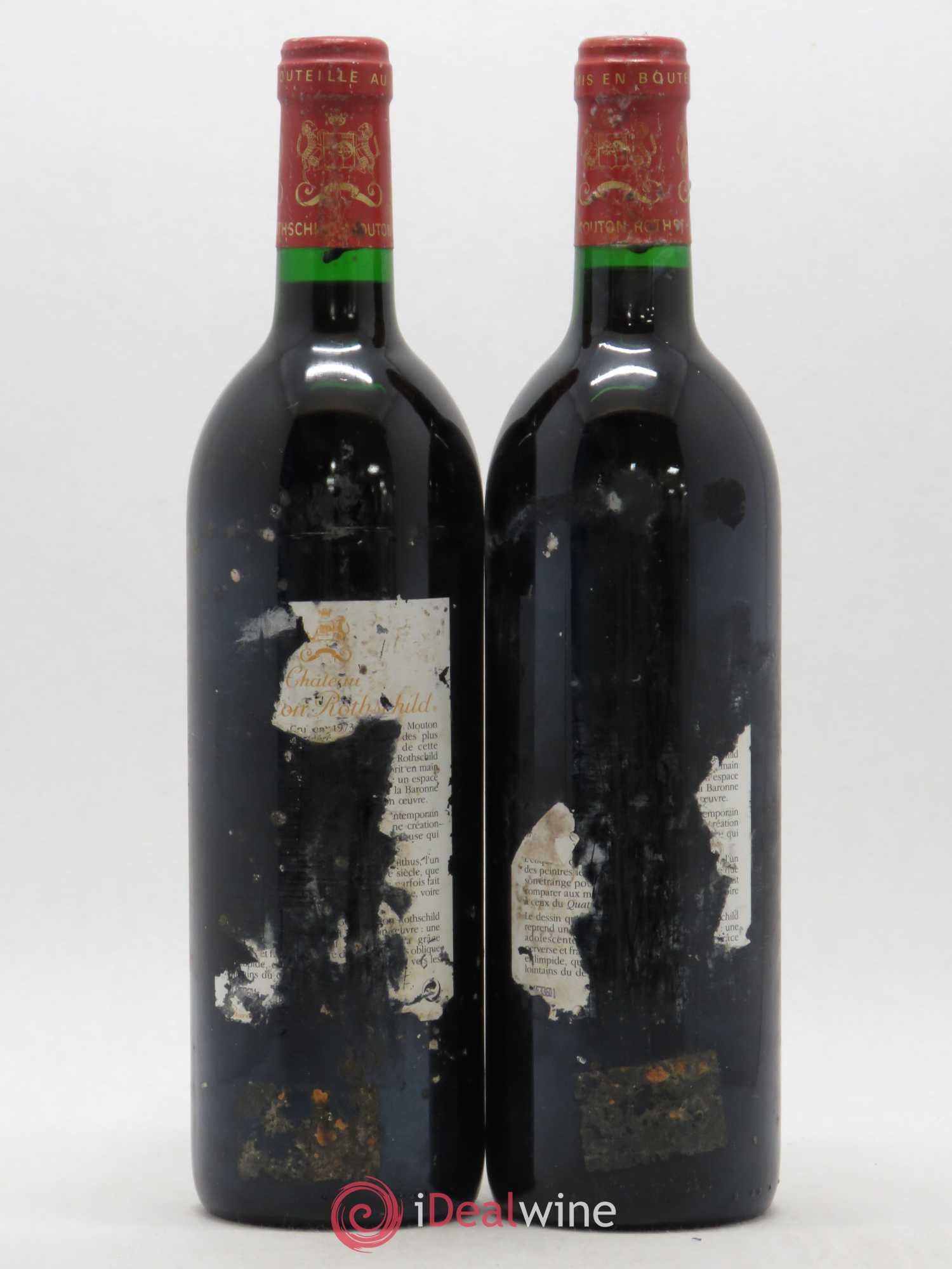Château Mouton Rothschild 1er Grand Cru Classé 1993 - Lot de 2 bouteilles - 1
