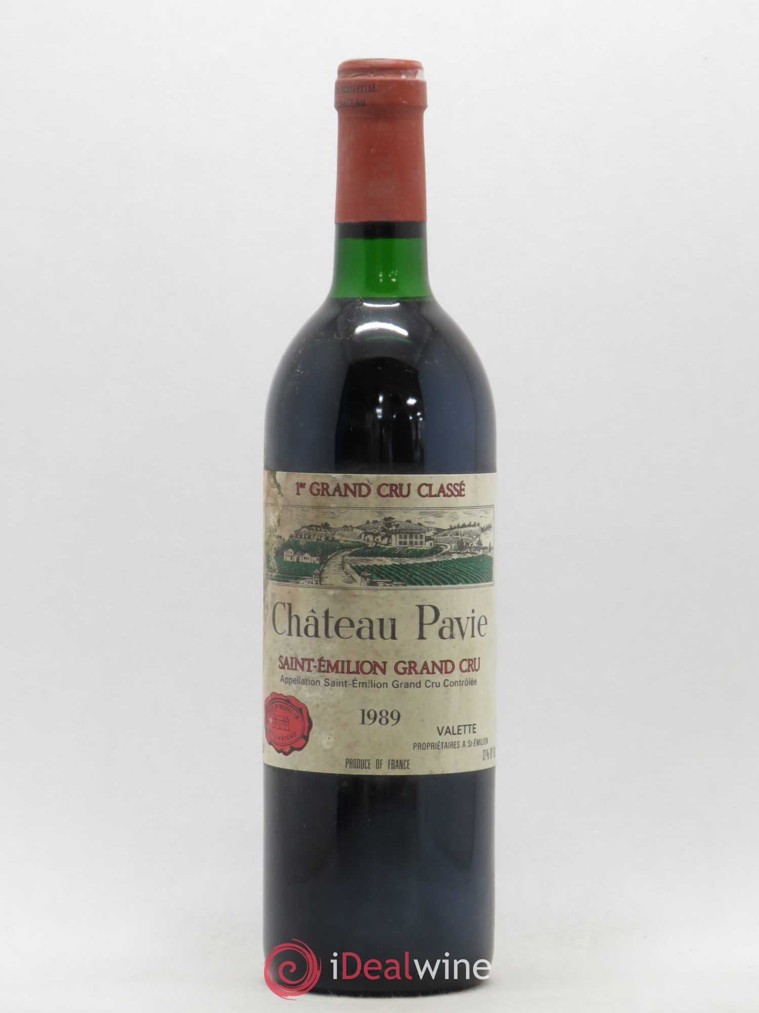 Château Pavie 1er Grand Cru Classé A 1989 - Lot de 1 bouteille - 0