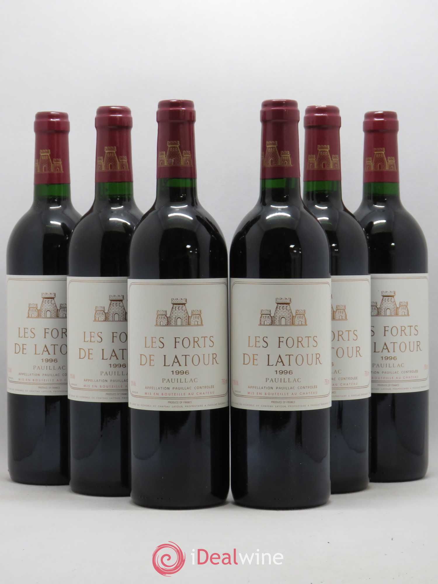 Les Forts de Latour Second Vin 1996 - Lot de 6 bouteilles - 0