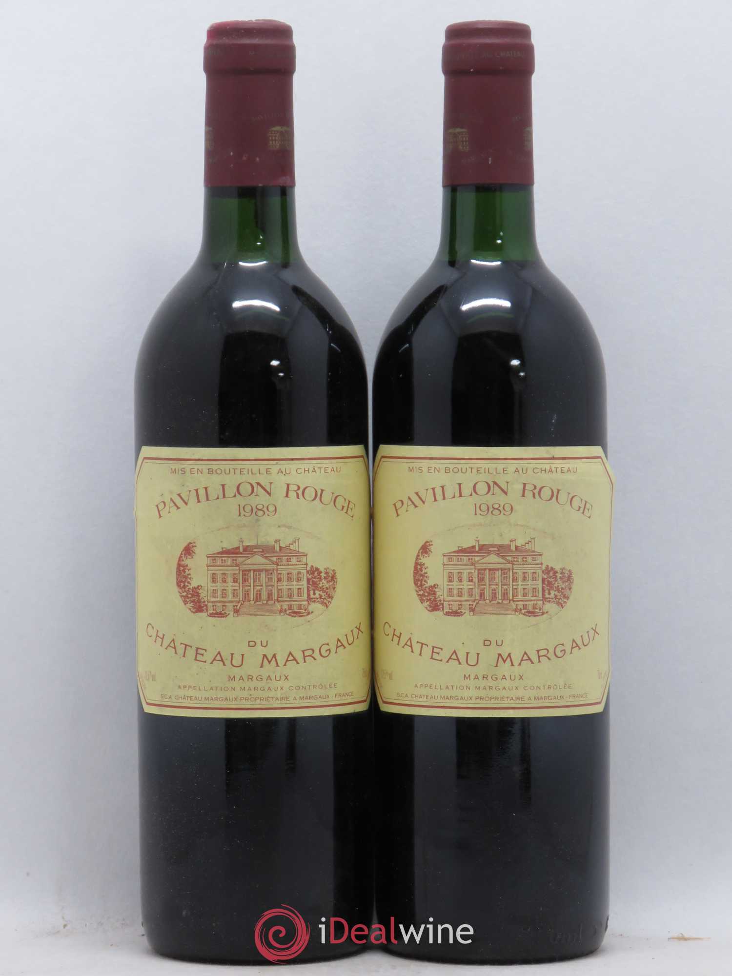 Pavillon Rouge du Château Margaux Second Vin 1989 - Lot de 2 bouteilles - 0