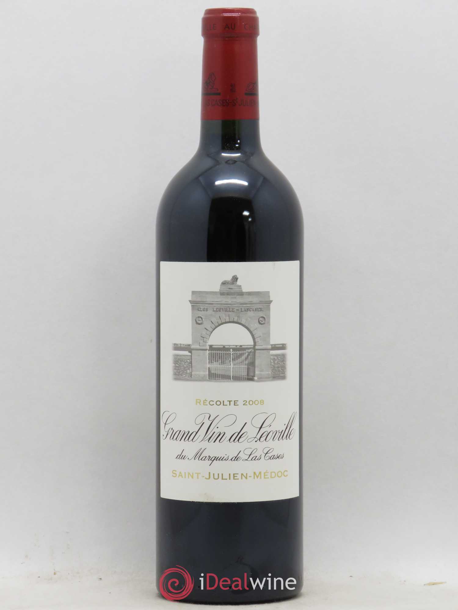 Château Léoville Las Cases 2ème Grand Cru Classé 2008 - Lot de 1 bouteille - 0
