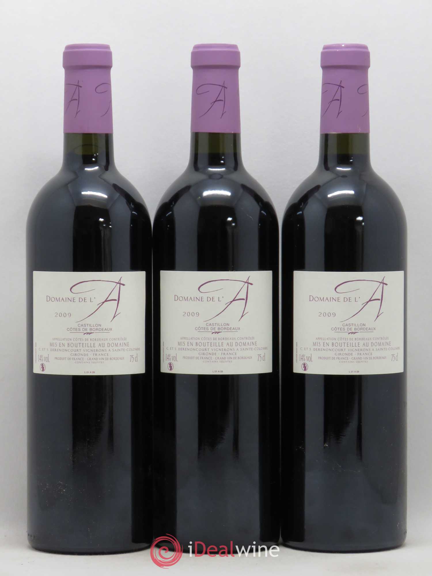 Domaine de l'A 2009 - Lot de 6 bouteilles - 4
