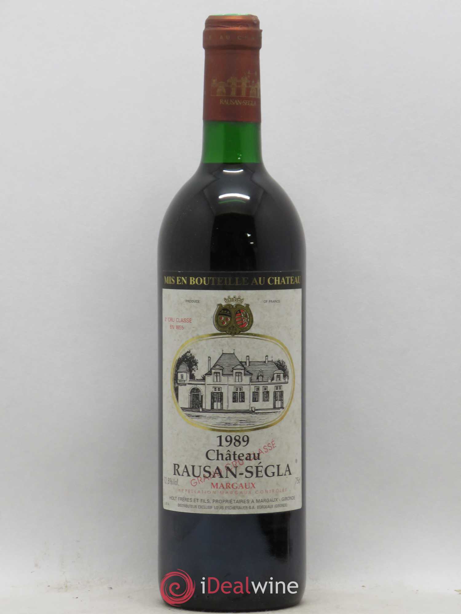 Château Rauzan Ségla Grand Cru Classé 1989 - Lot de 1 bouteille - 0