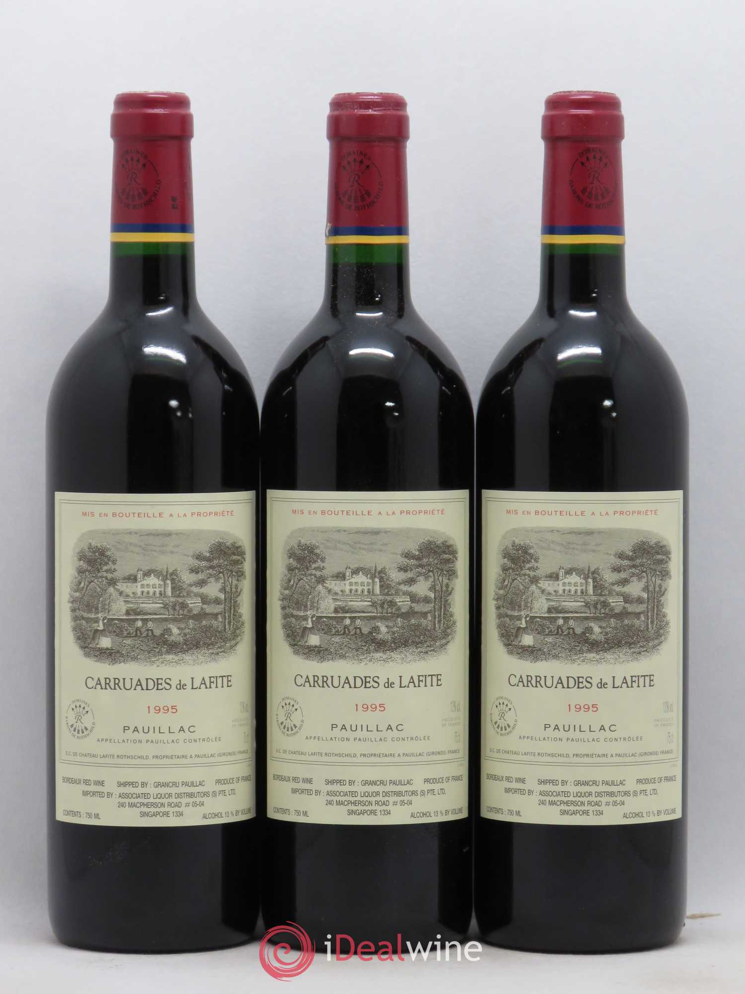 Carruades de Lafite Rothschild Second Vin 1995 - Lotto di 12 bottiglie - 1