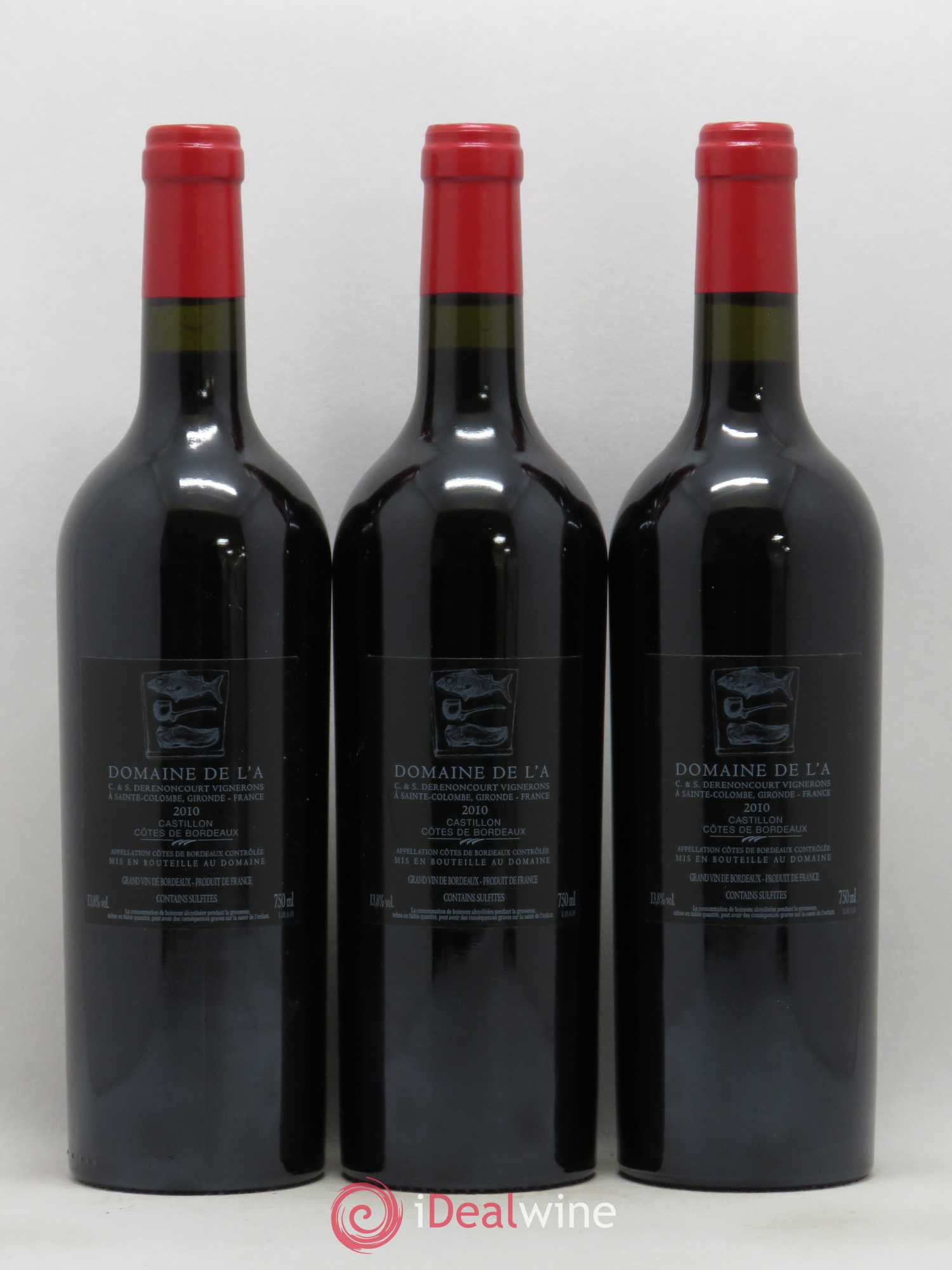 Domaine de l'A 2010 - Lot de 6 bouteilles - 4