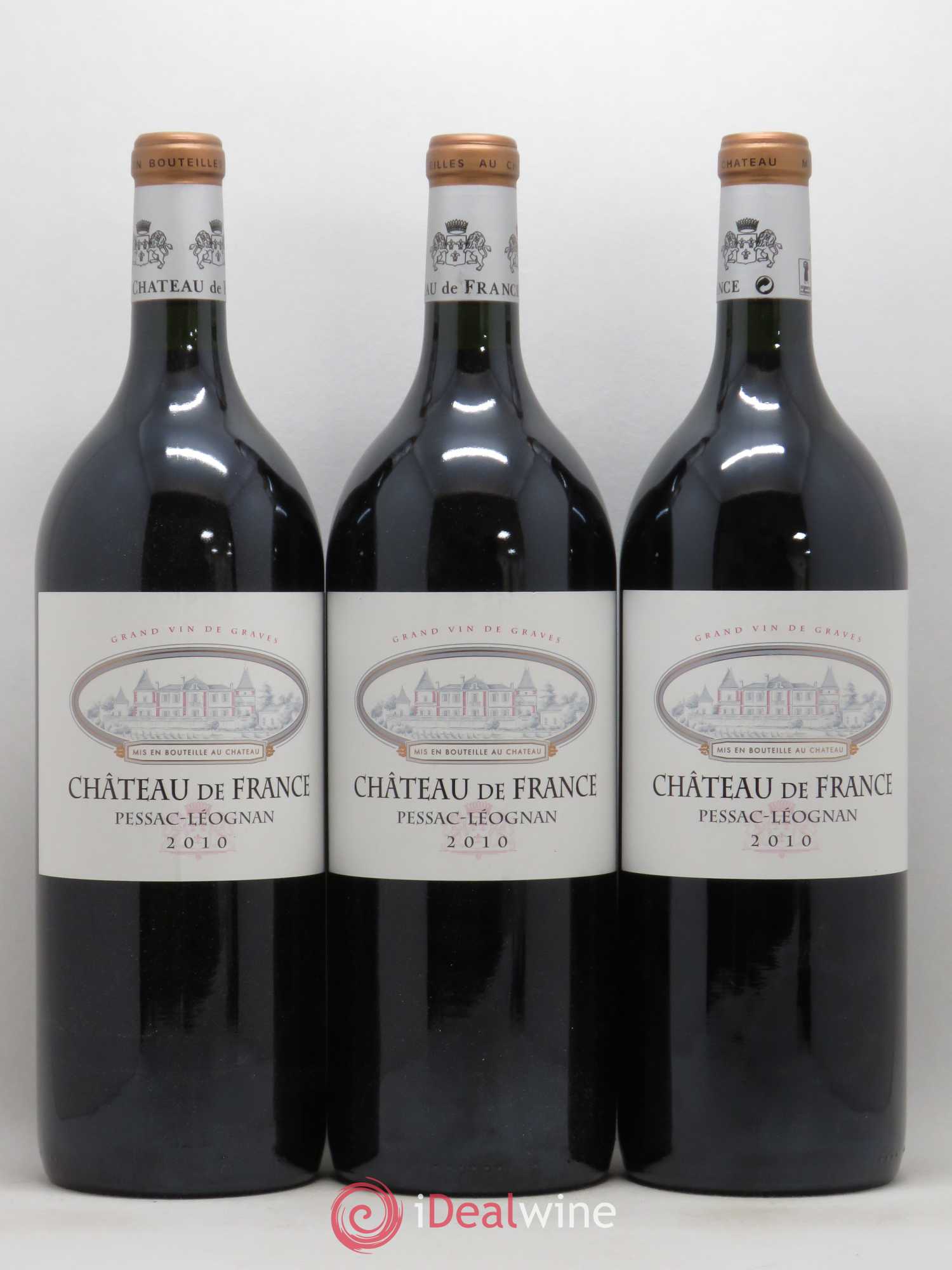 Château de France 2010 - Lot de 3 magnums - 0