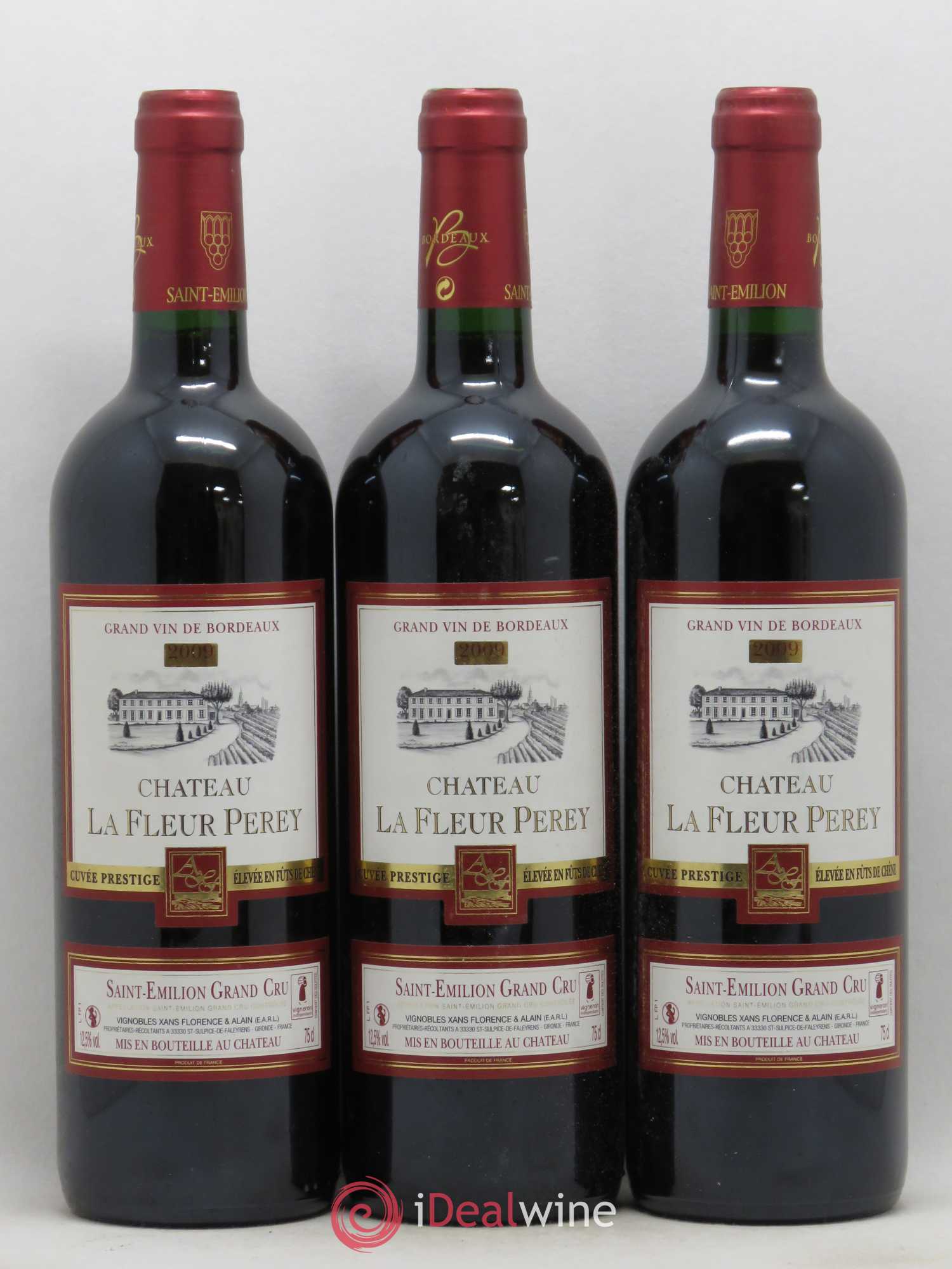 Saint-Émilion Château La Fleur Perey Cuvée Prestige  2009 - Lot de 6 bouteilles - 1
