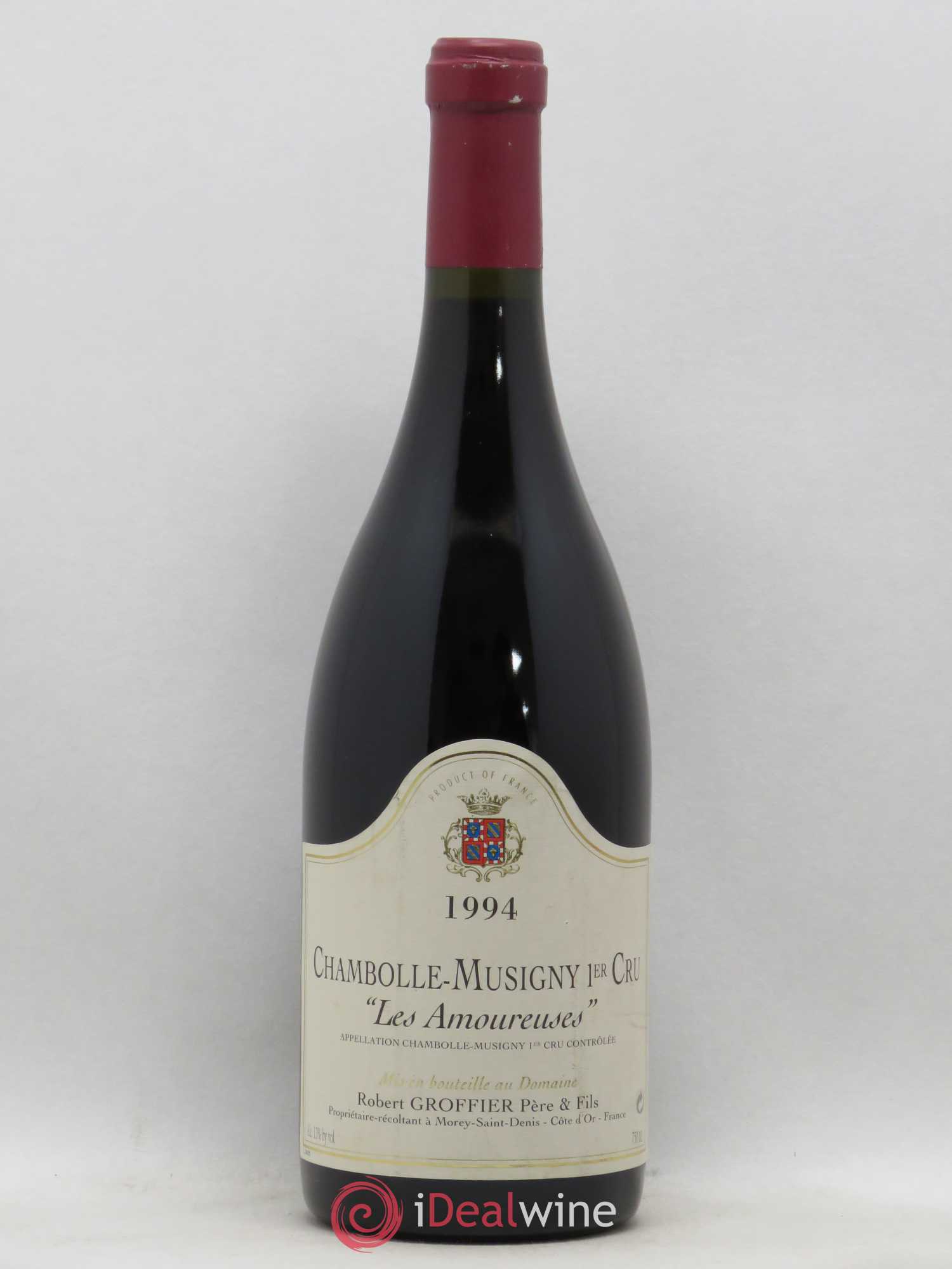Chambolle-Musigny 1er Cru Les Amoureuses Robert Groffier Père & Fils (Domaine) 1994 - Lot de 1 bouteille - 0