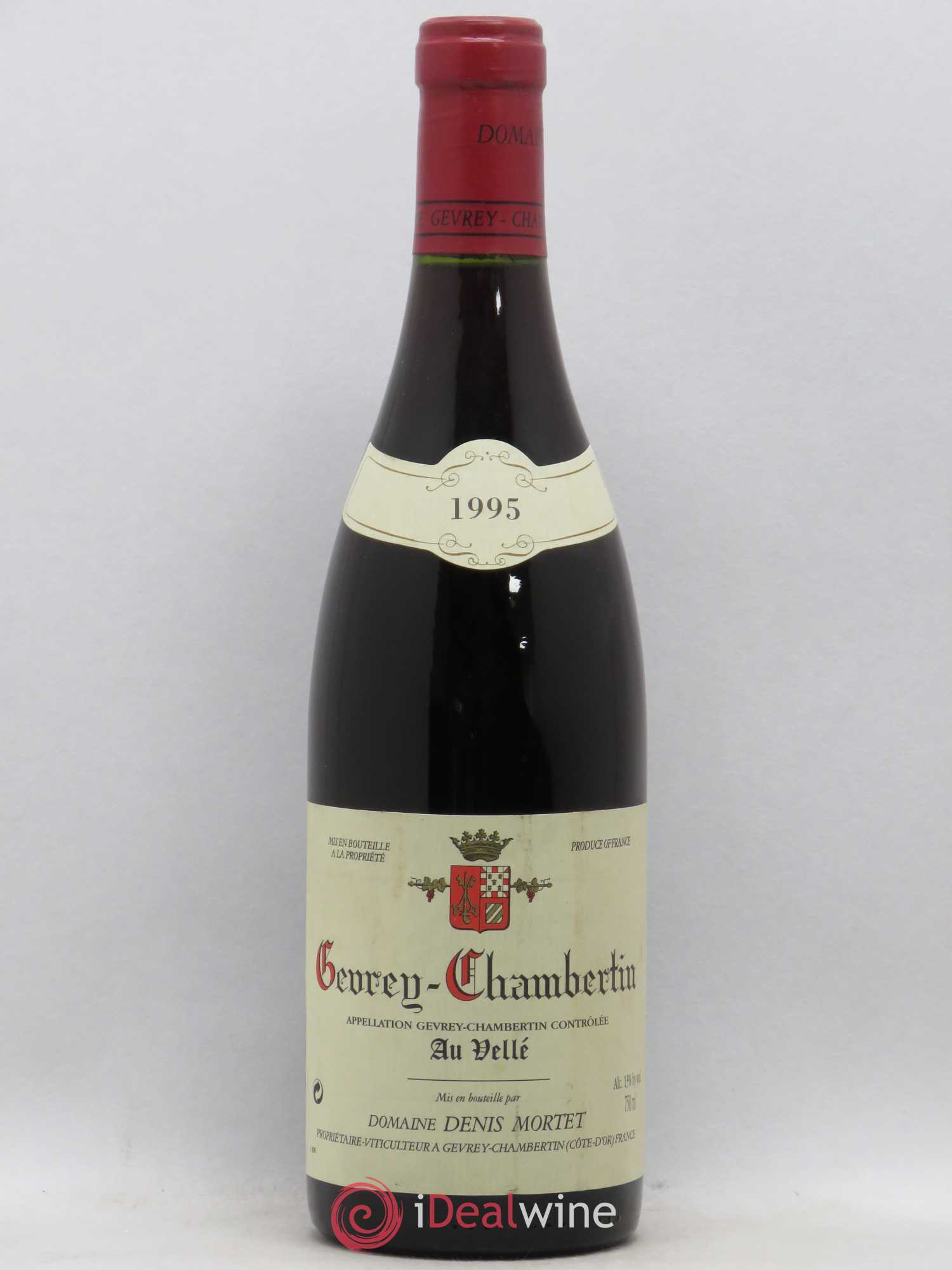 Gevrey-Chambertin Au Vellé Denis Mortet (Domaine) 1995 - Lot de 1 bouteille - 0