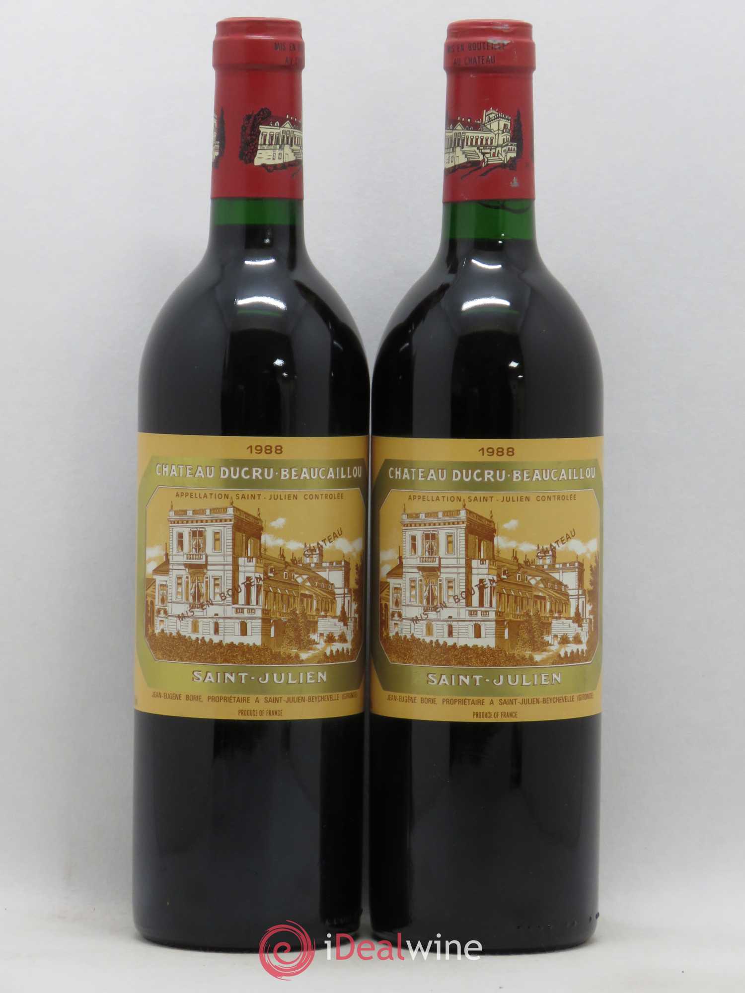 Château Ducru Beaucaillou 2ème Grand Cru Classé 1988 - Lot de 2 bouteilles - 0
