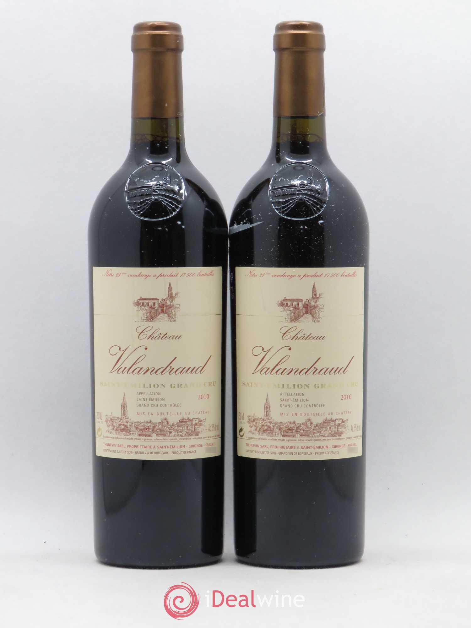 Château de Valandraud 2010 - Lot de 2 bouteilles - 0