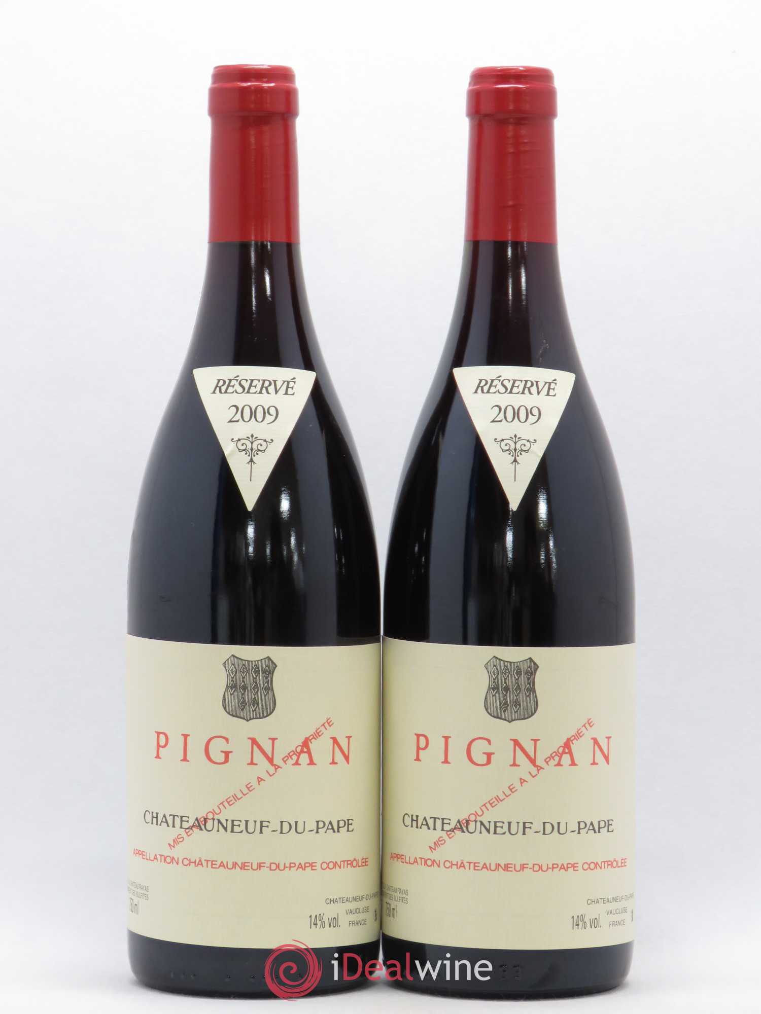 Châteauneuf-du-Pape Pignan Emmanuel Reynaud 2009 - Lot de 2 bouteilles - 0