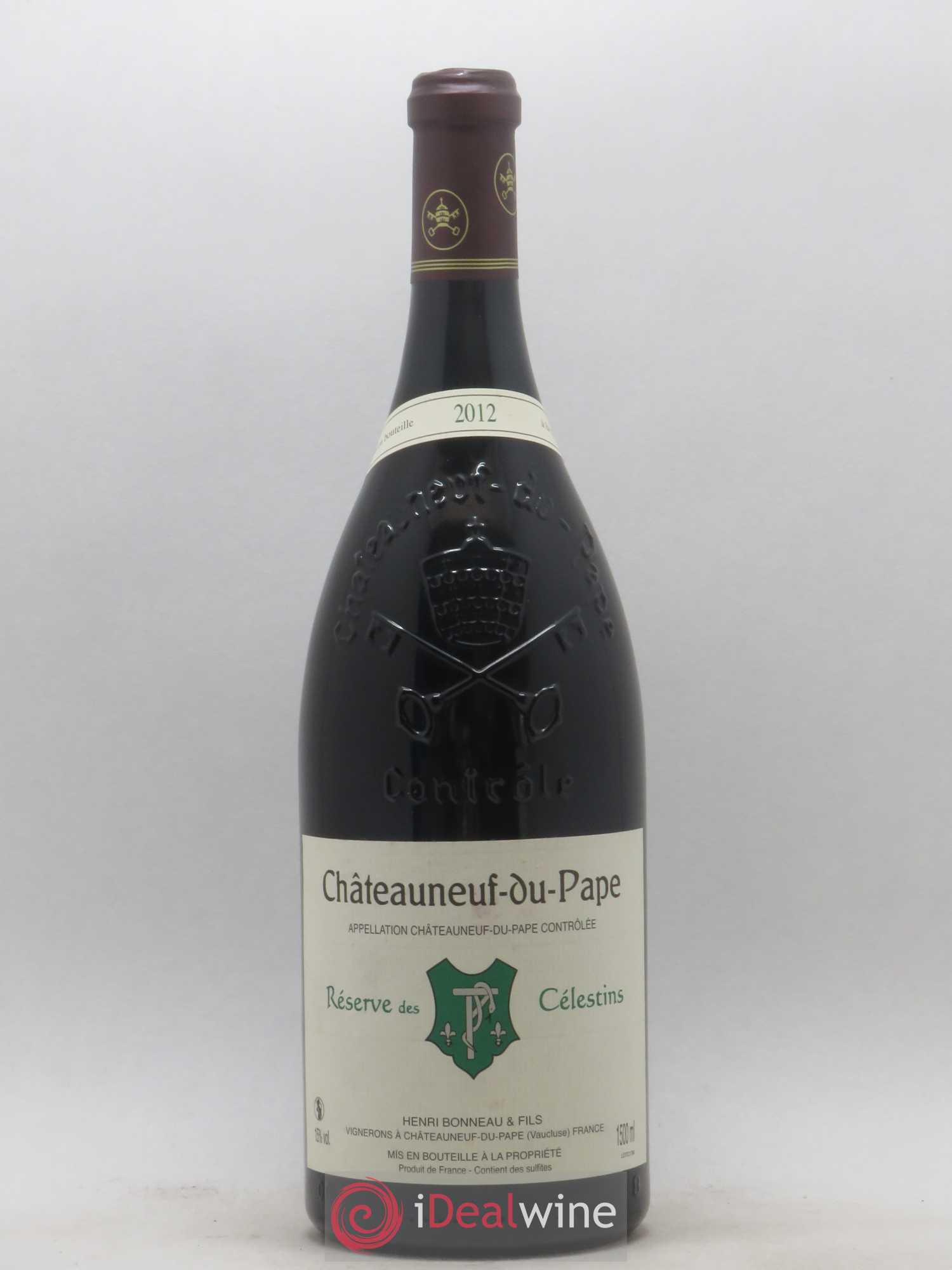 Châteauneuf-du-Pape Réserve des Célestins Henri Bonneau & Fils 2012 - Lot de 1 magnum - 0