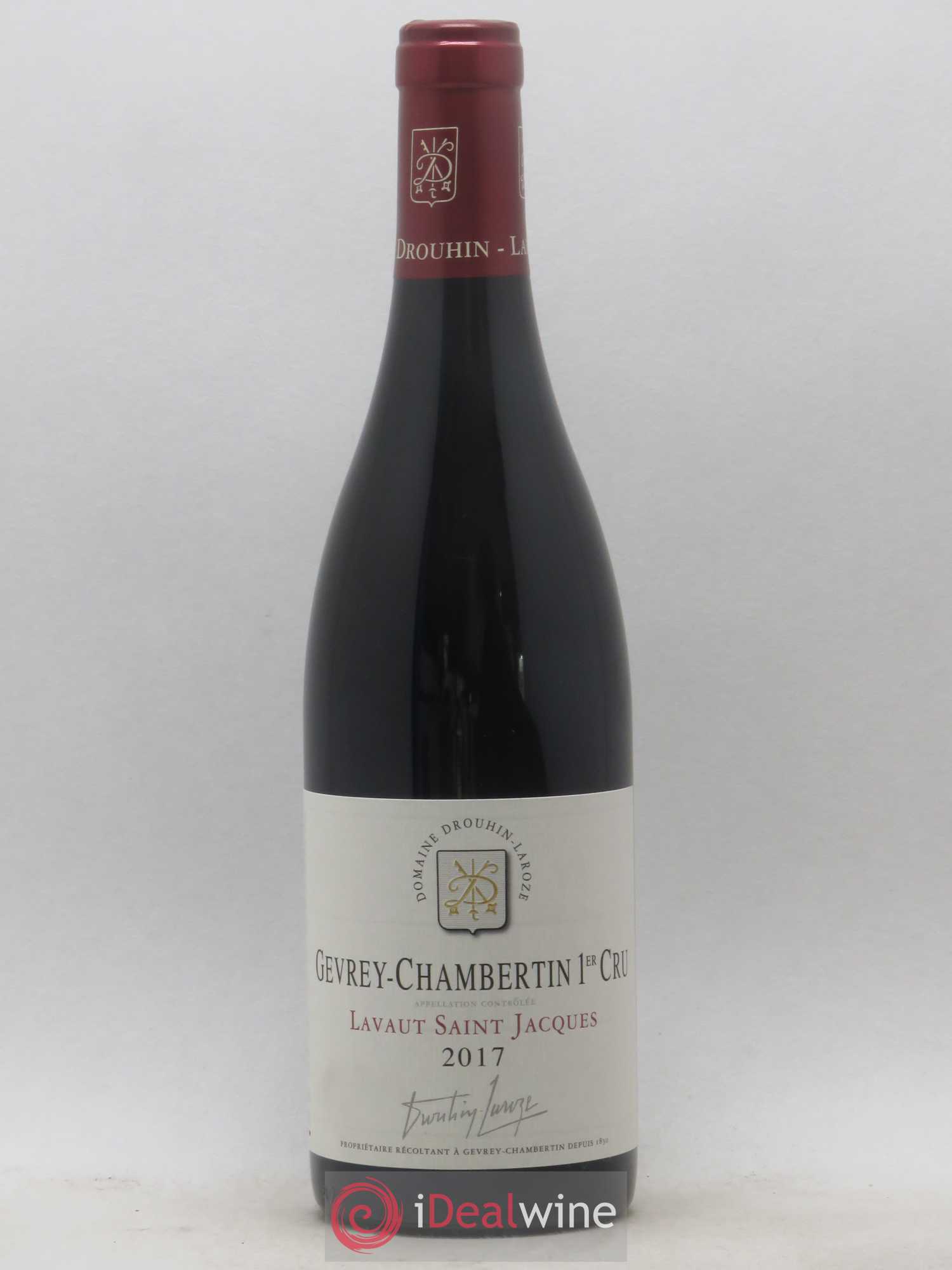 Gevrey-Chambertin 1er Cru Lavaut Saint-Jacques Domaine Drouhin-Laroze 2017 - Lot de 1 bouteille - 0