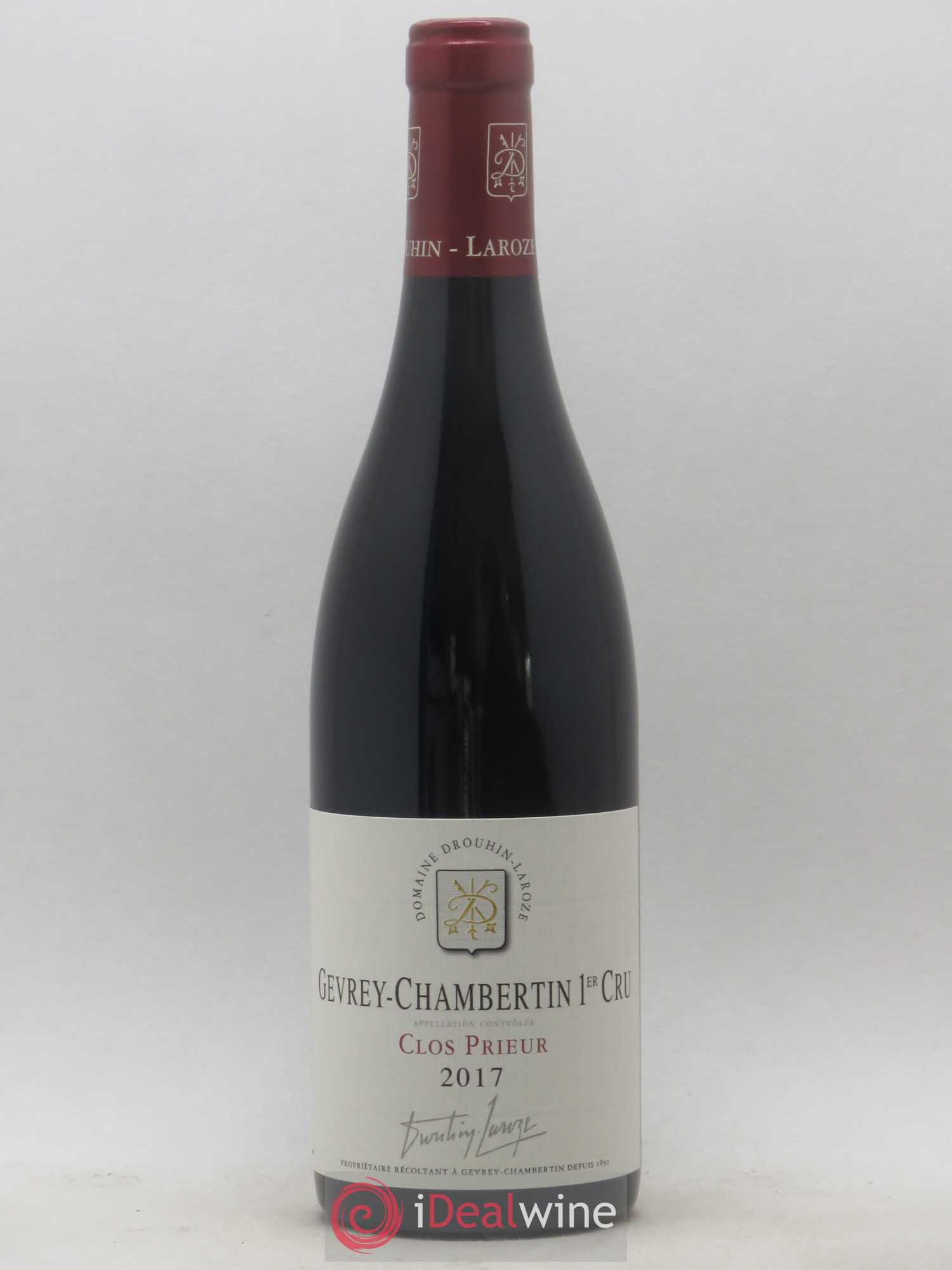 Gevrey-Chambertin 1er Cru Clos Prieur Domaine Drouhin-Laroze 2017 - Lot de 1 bouteille - 0