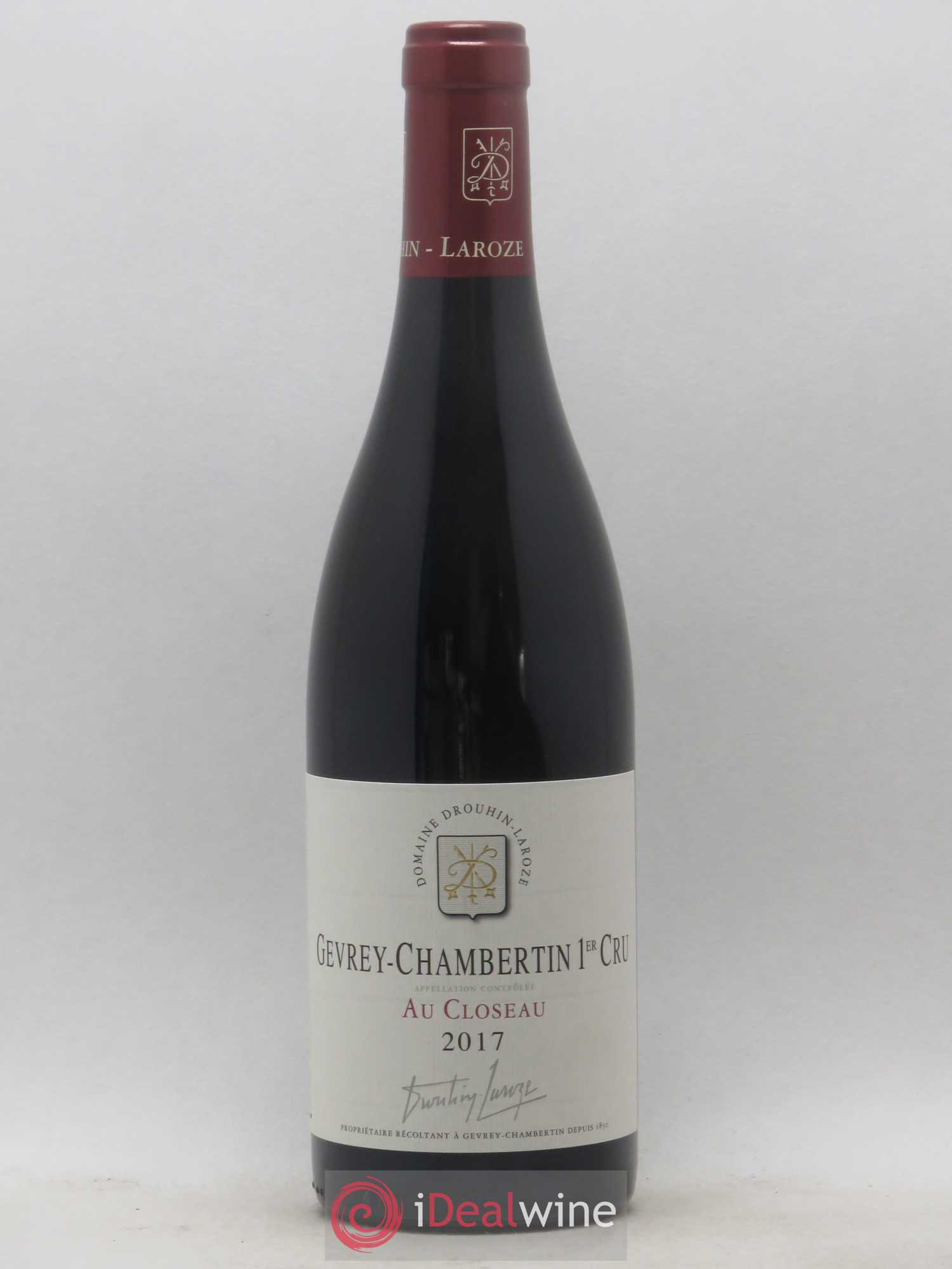 Gevrey-Chambertin 1er Cru Au Closeau Domaine Drouhin-Laroze 2017 - Lot de 1 bouteille - 0
