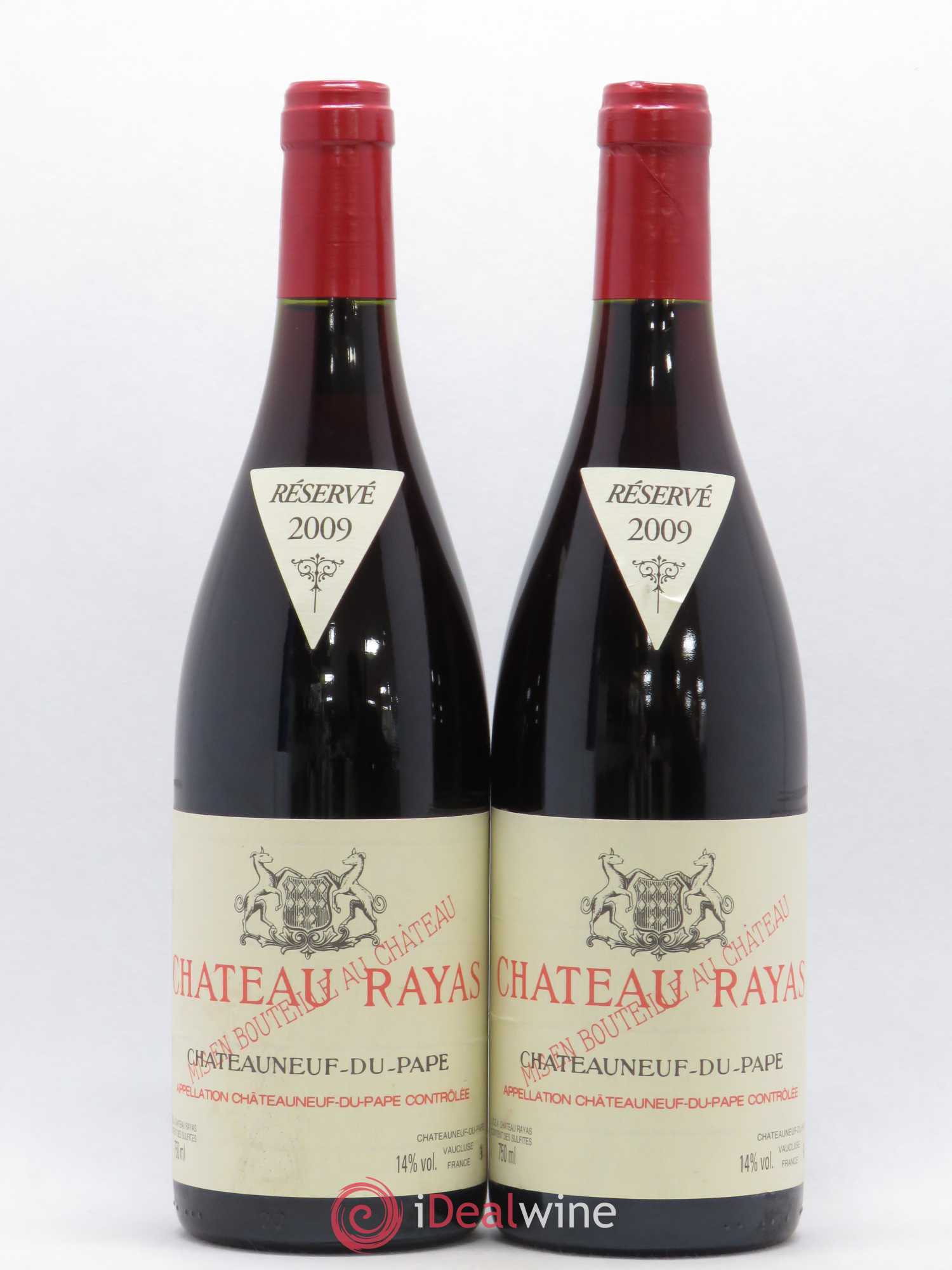 Châteauneuf-du-Pape Château Rayas Emmanuel Reynaud 2009 - Lot de 2 bouteilles - 0