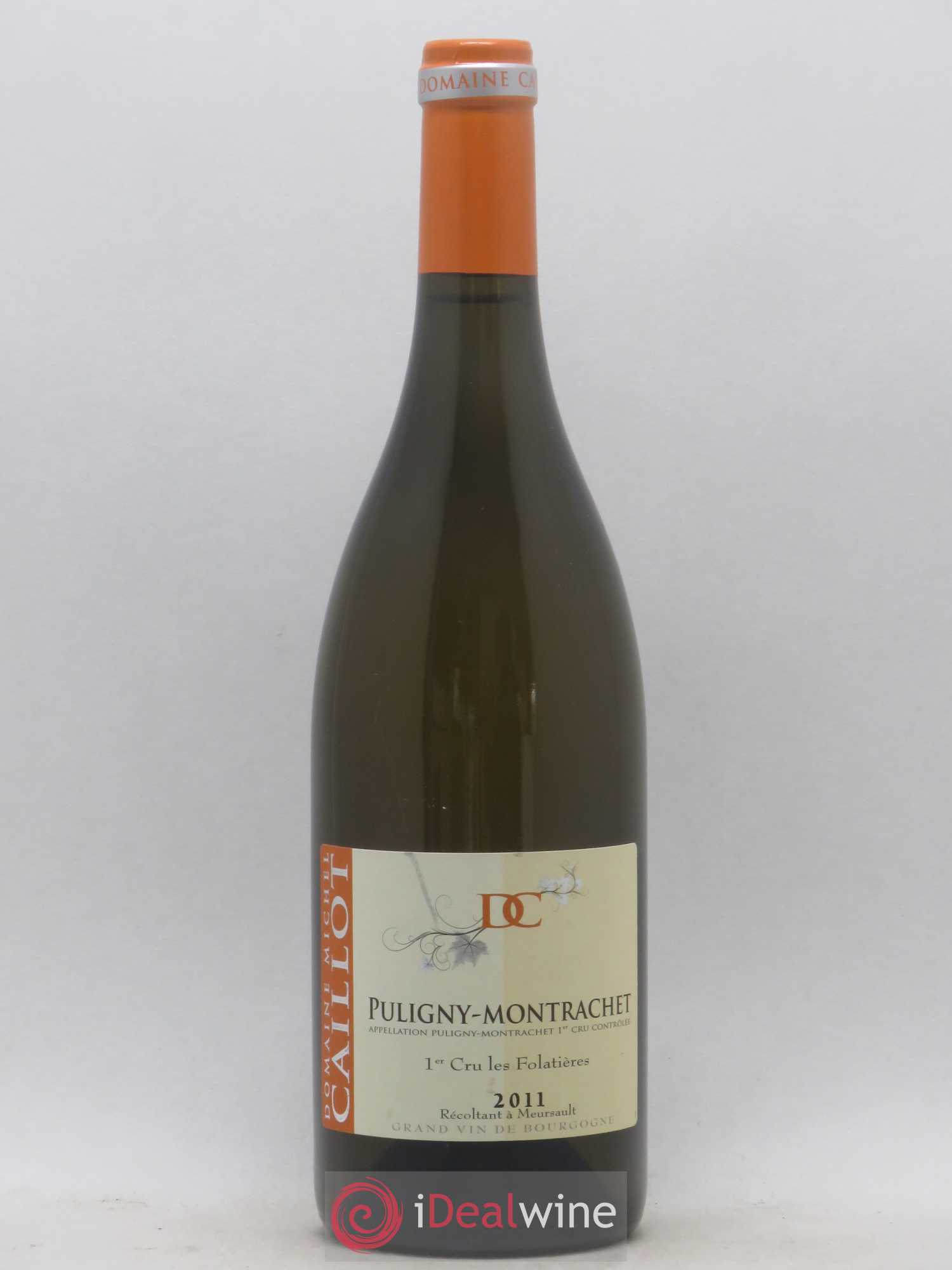 Puligny-Montrachet 1er Cru Les Folatières Michel Caillot 2011 - Posten von 1 Flasche - 0