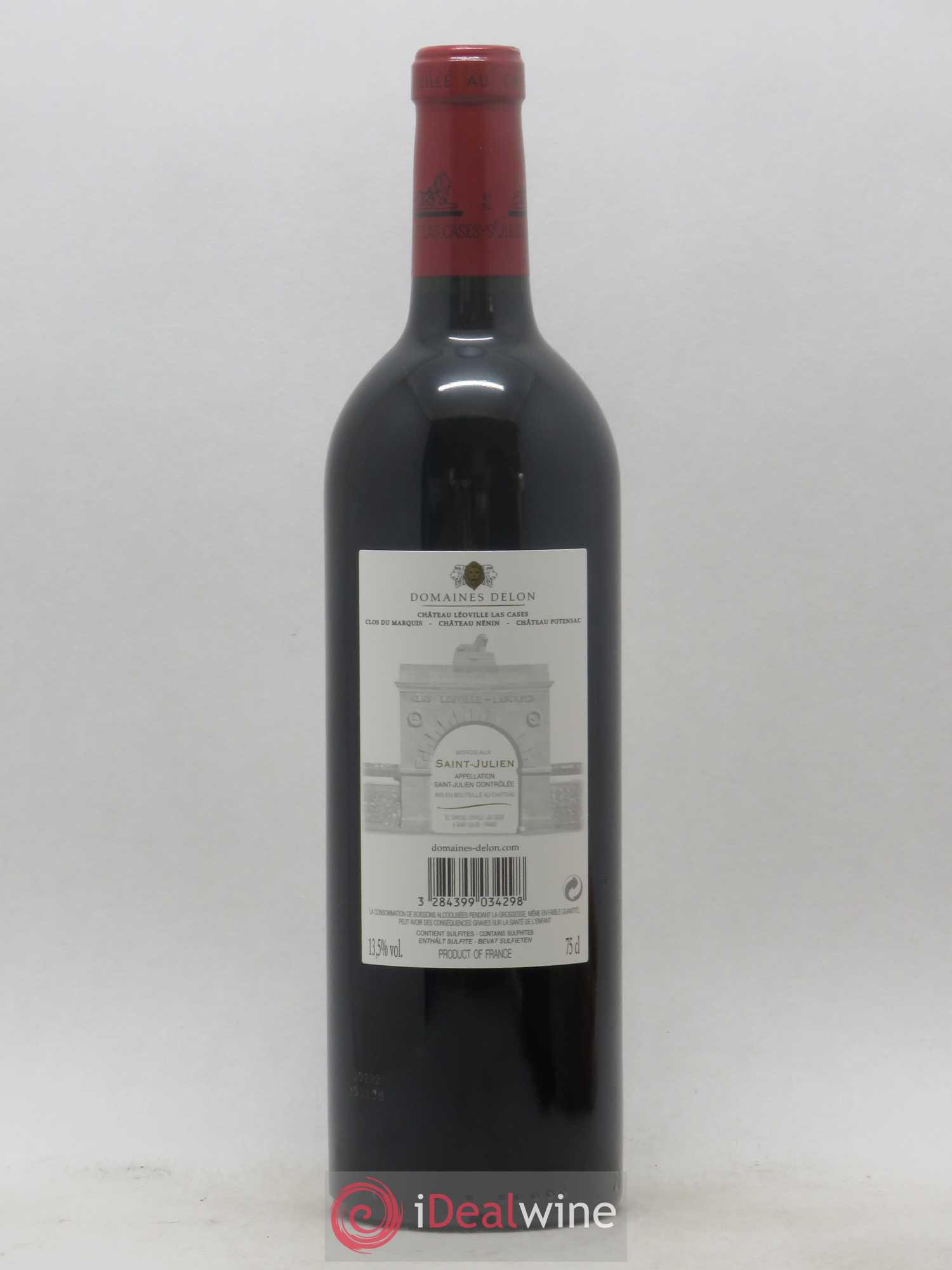 Château Léoville Las Cases 2ème Grand Cru Classé 2016 - Lot de 1 bouteille - 1