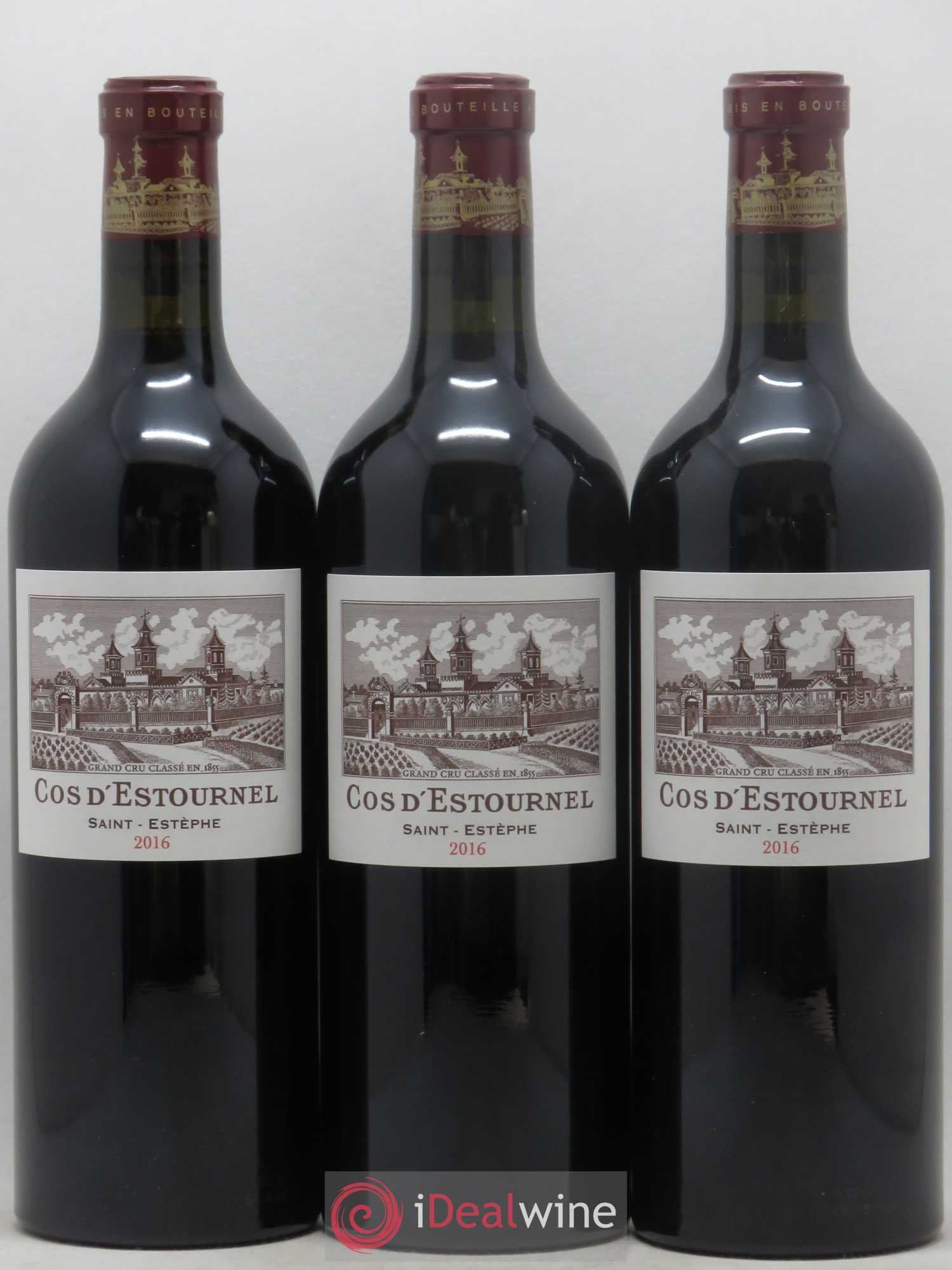 Cos d'Estournel 2ème Grand Cru Classé 2016 - Lot de 3 bouteilles - 0