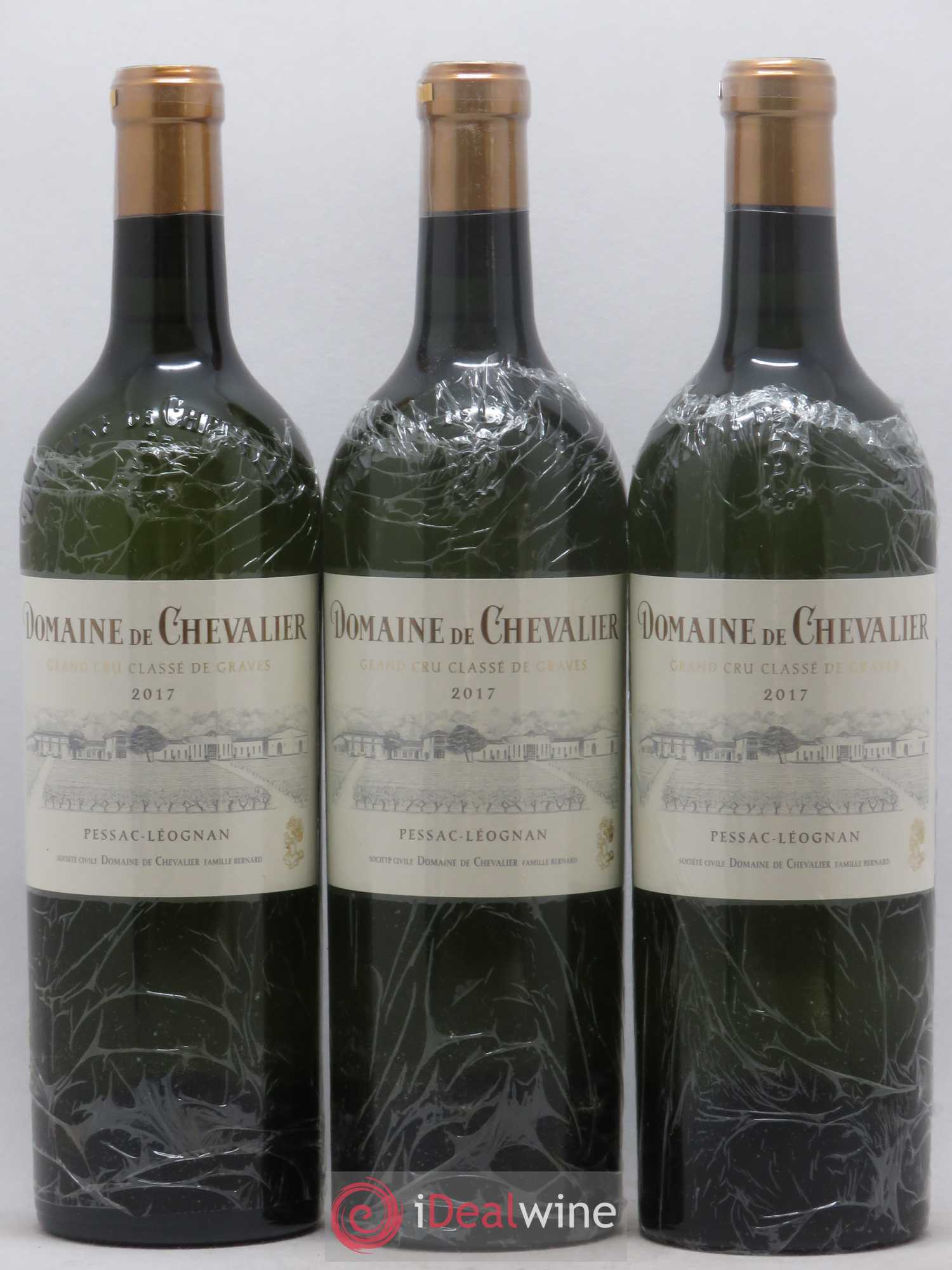 Domaine de Chevalier Cru Classé de Graves 2017 - Lot de 3 bouteilles - 0