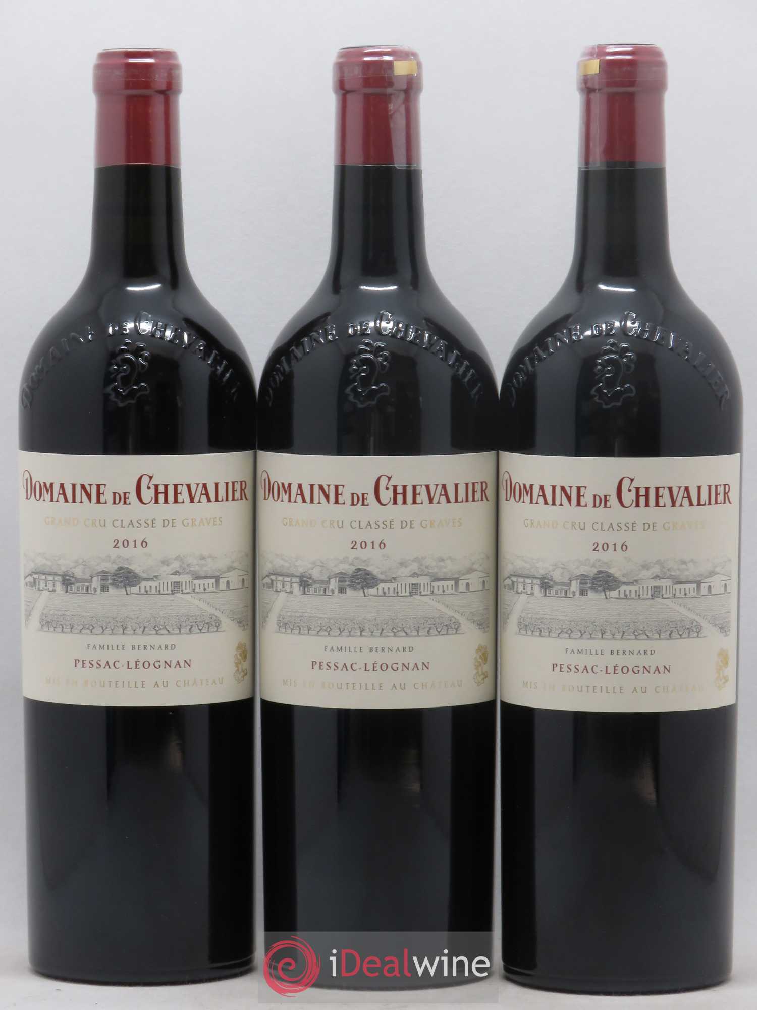Domaine de Chevalier Cru Classé de Graves 2016 - Lot de 3 bouteilles - 0