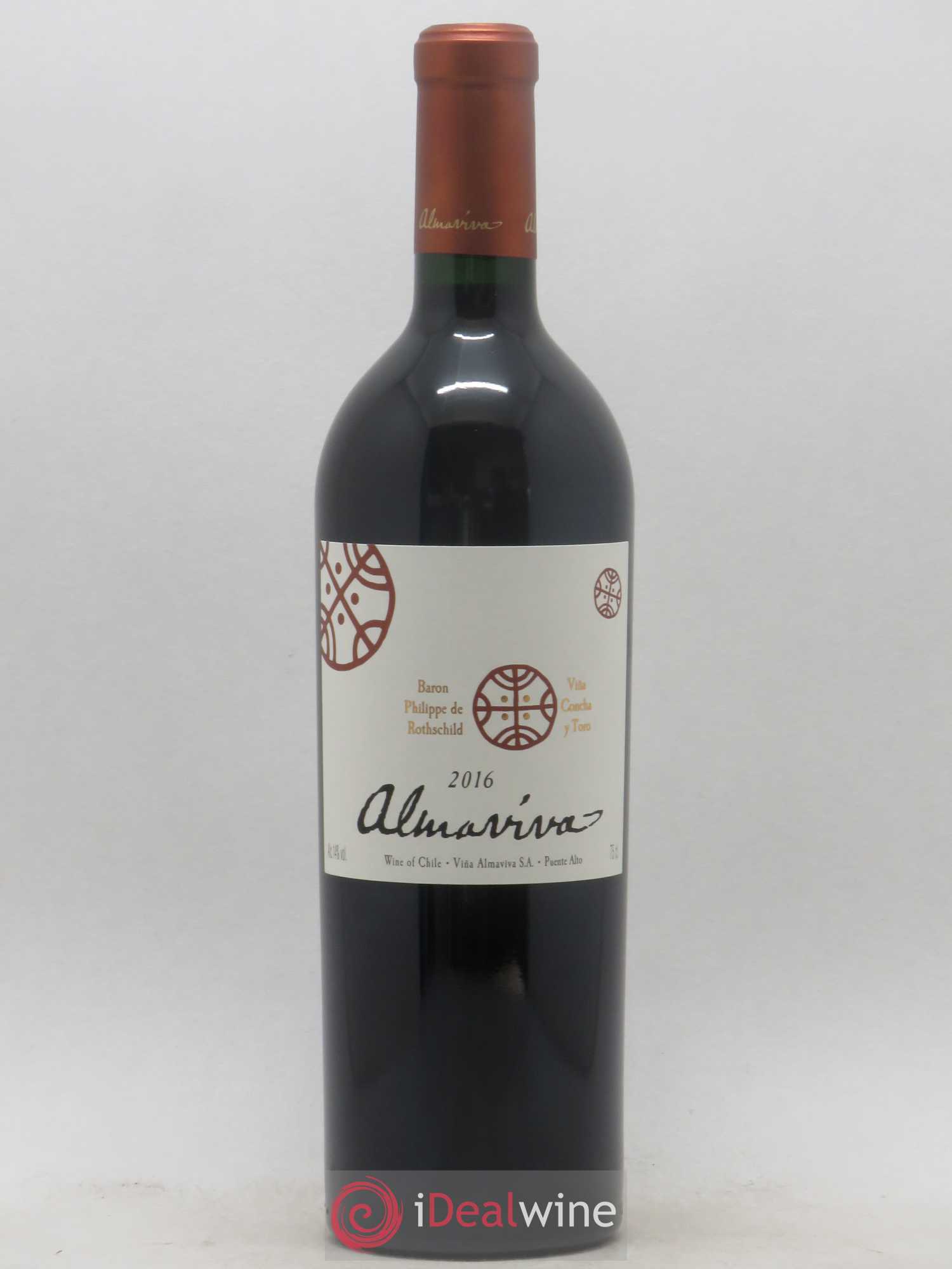 Chili Almaviva Baron P. de Rothschild Concha y Toro 2016 - Lot de 1 bouteille - 0