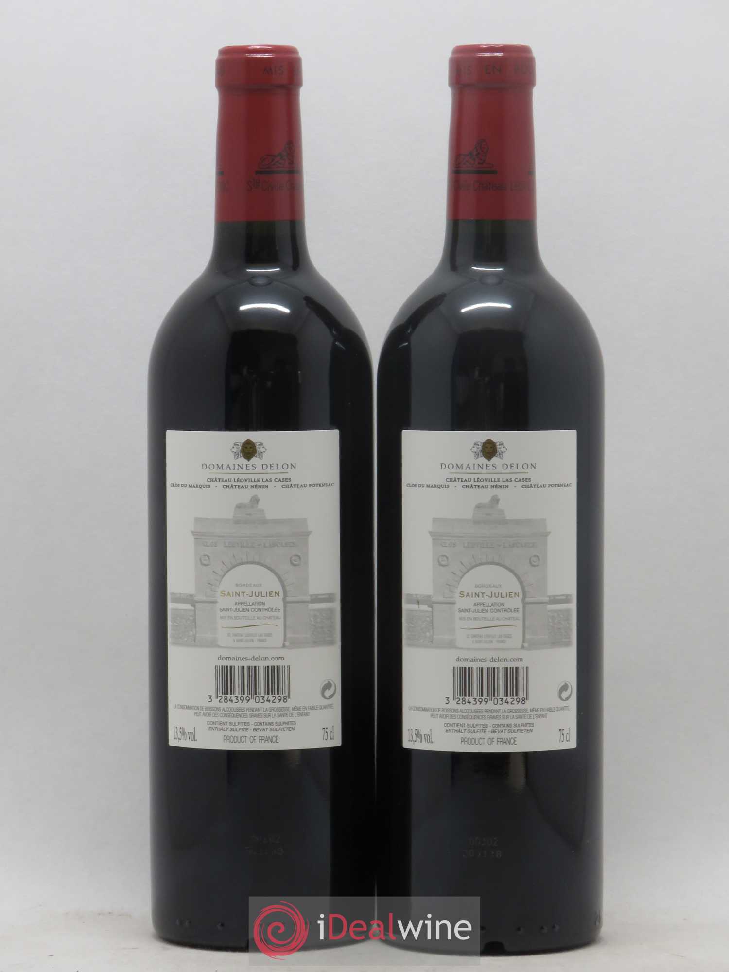 Château Léoville Las Cases 2ème Grand Cru Classé 2016 - Lot de 2 bouteilles - 1