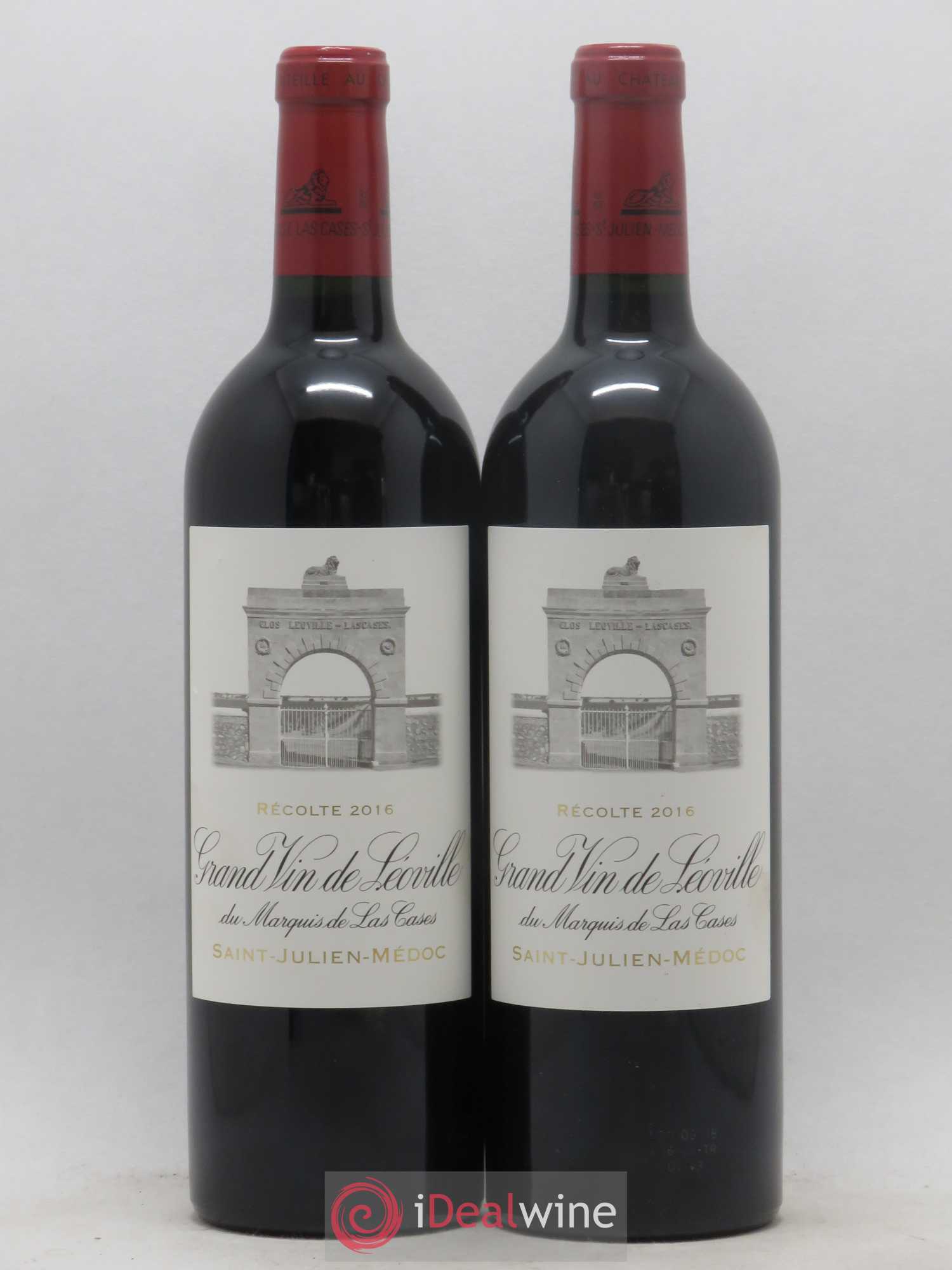 Château Léoville Las Cases 2ème Grand Cru Classé 2016 - Lot de 2 bouteilles - 0