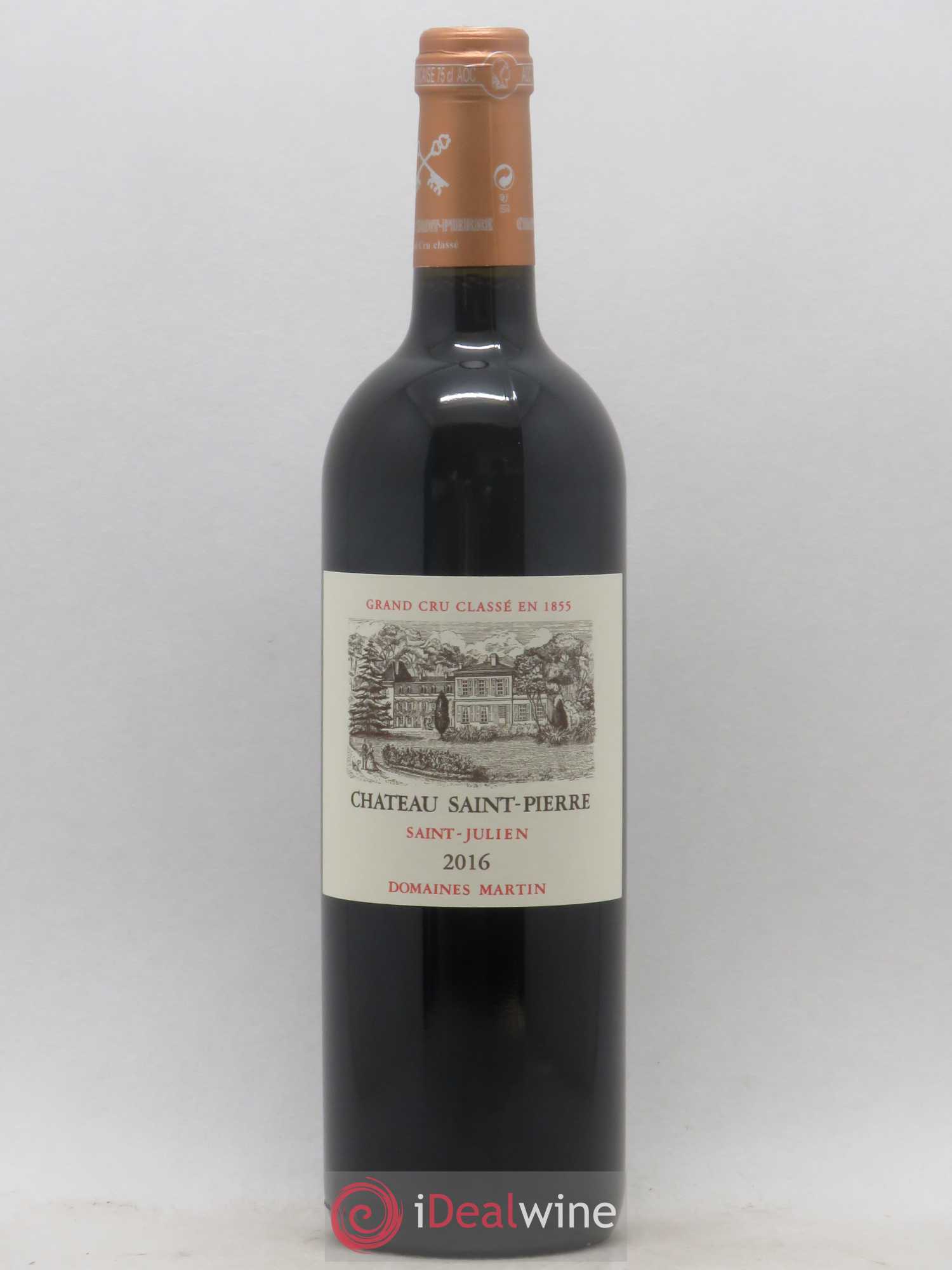 Château Saint-Pierre 4ème Grand Cru Classé 2016 - Lot de 1 bouteille - 0