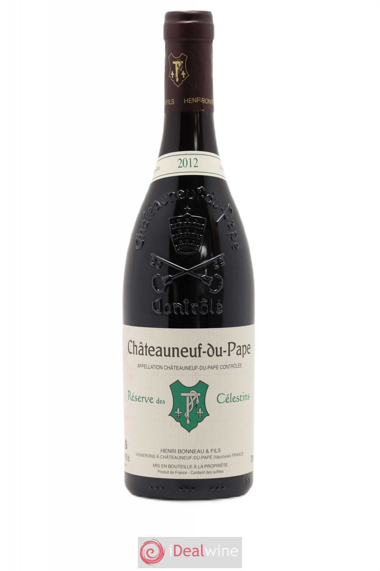 Châteauneuf-du-Pape Réserve des Célestins Henri Bonneau & Fils 2012 - Lot de 1 bouteille - 0