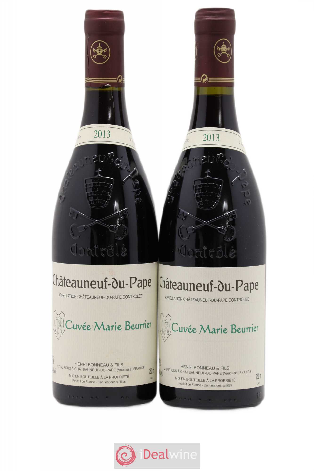 Châteauneuf-du-Pape Marie Beurrier Henri Bonneau & Fils 2013 - Lot de 2 bouteilles - 0
