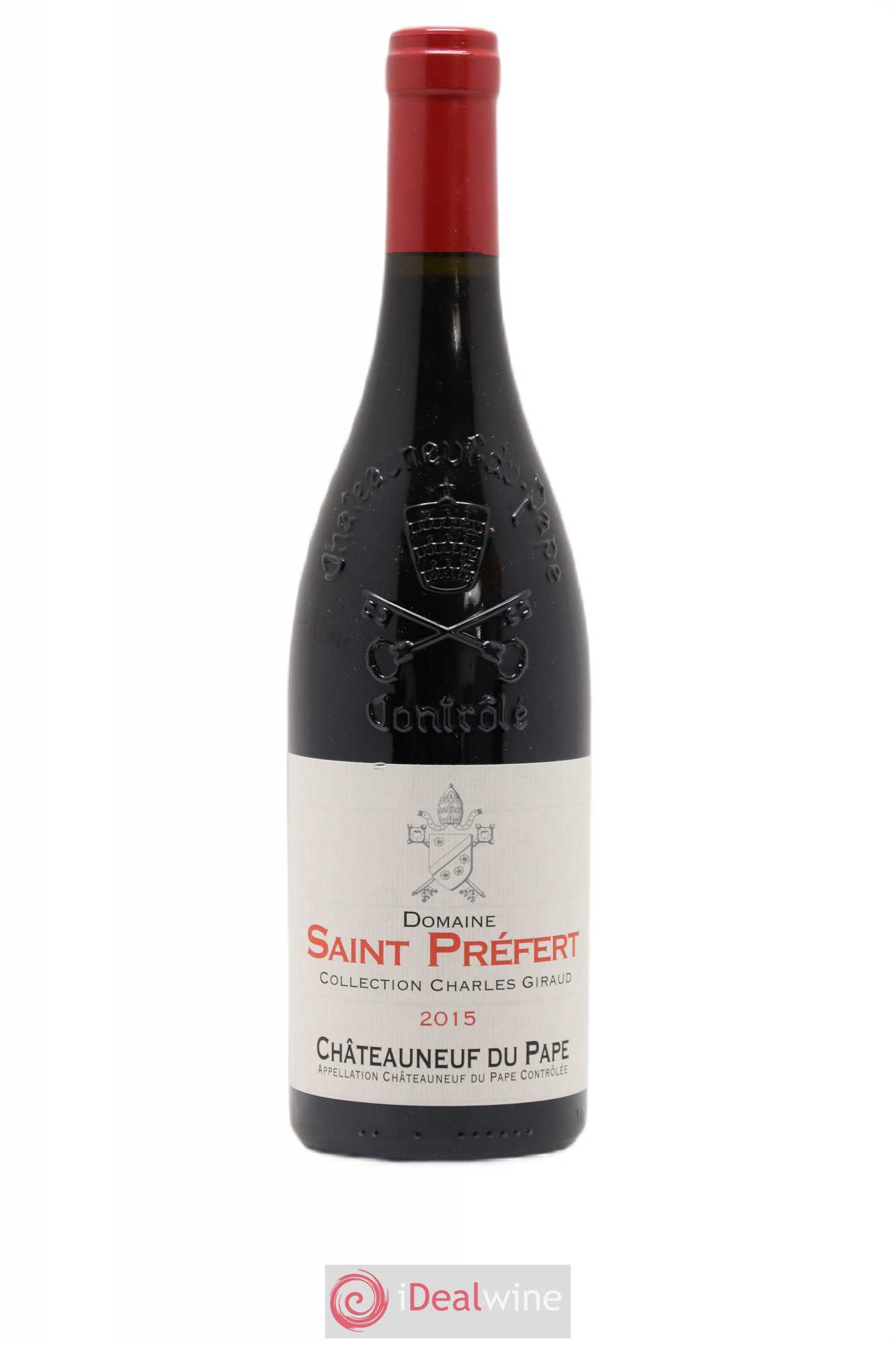 Châteauneuf-du-Pape Collection Charles Giraud Domaine Saint-Préfert 2015 - Lot de 1 bouteille - 0