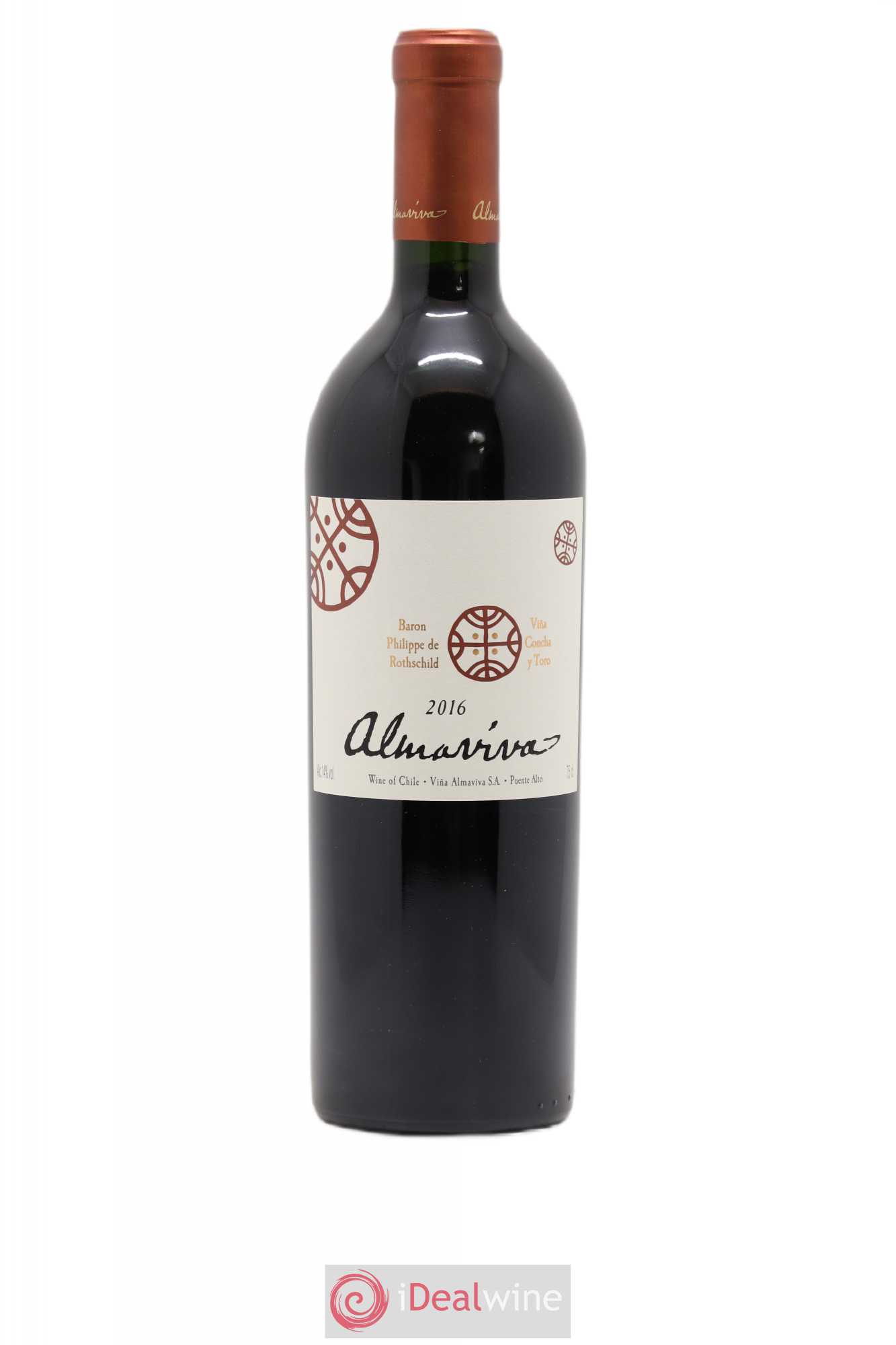Chili Almaviva Baron P. de Rothschild Concha y Toro 2016 - Lot de 1 bouteille - 0