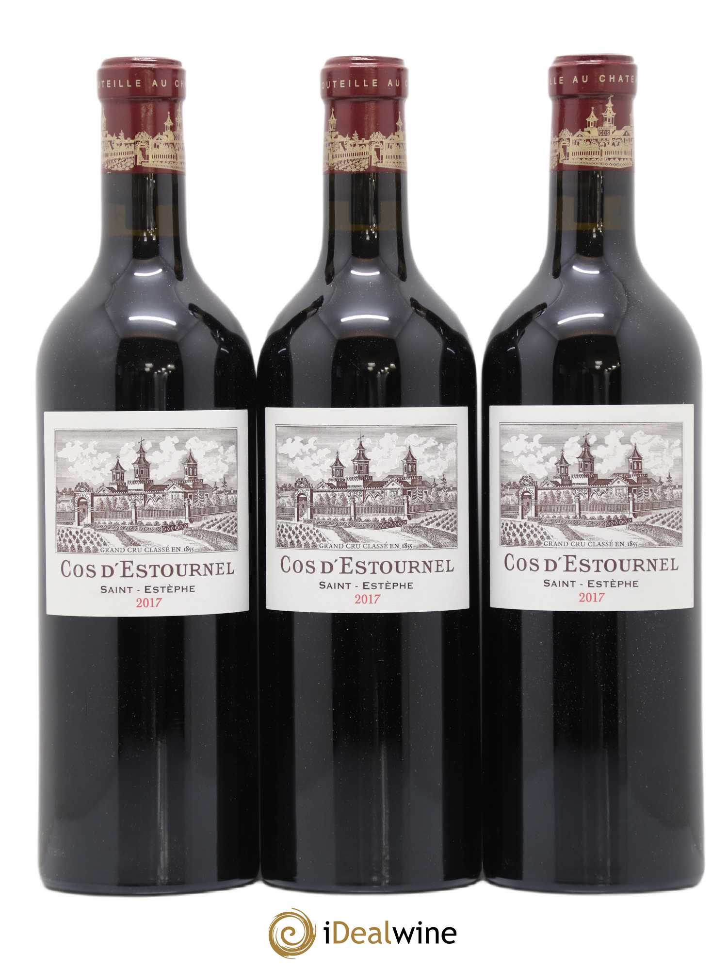 Cos d'Estournel 2ème Grand Cru Classé 2017 - Lot de 3 bouteilles - 0
