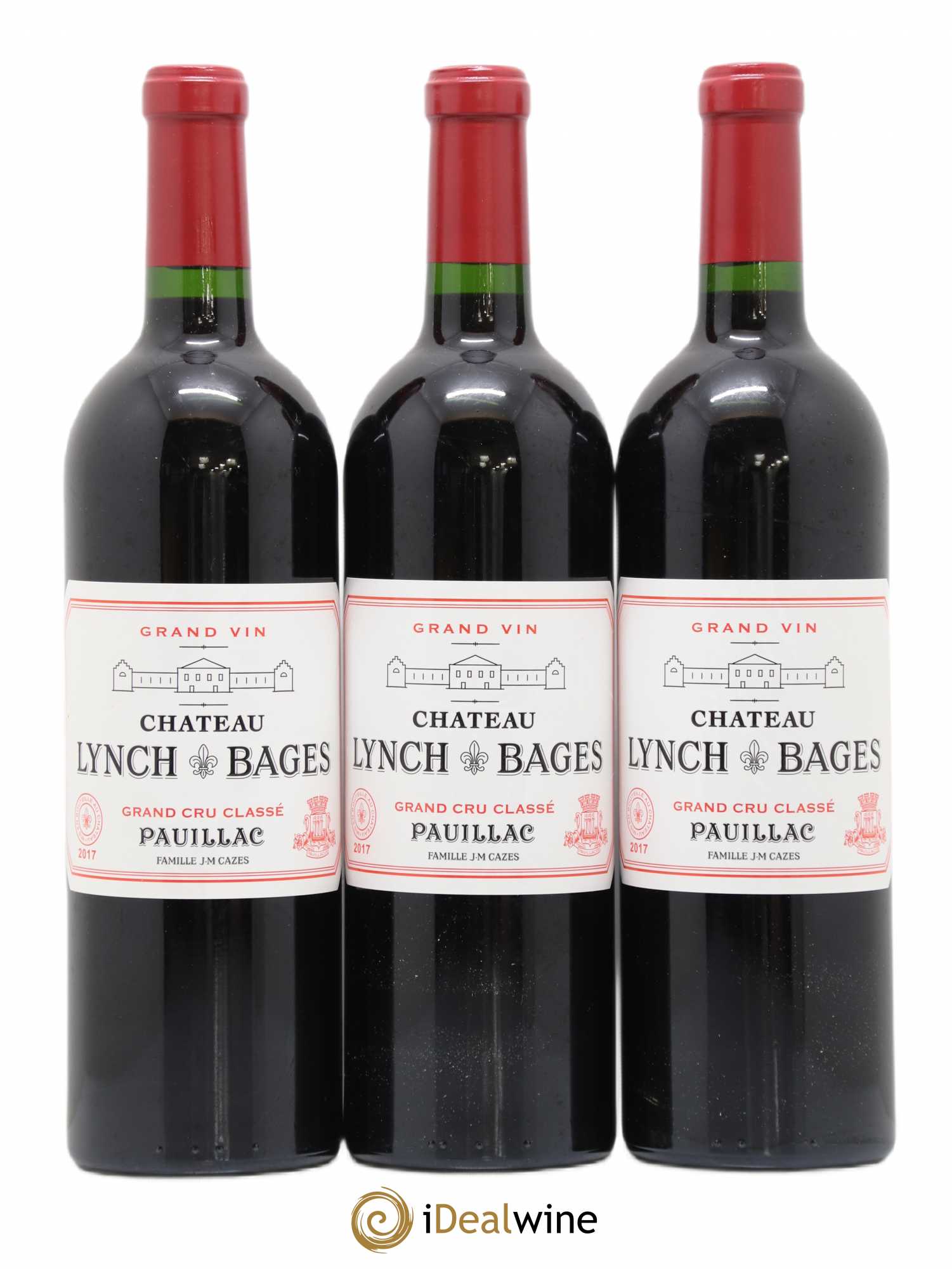Château Lynch Bages 5ème Grand Cru Classé 2017 - Lot de 3 bouteilles - 0
