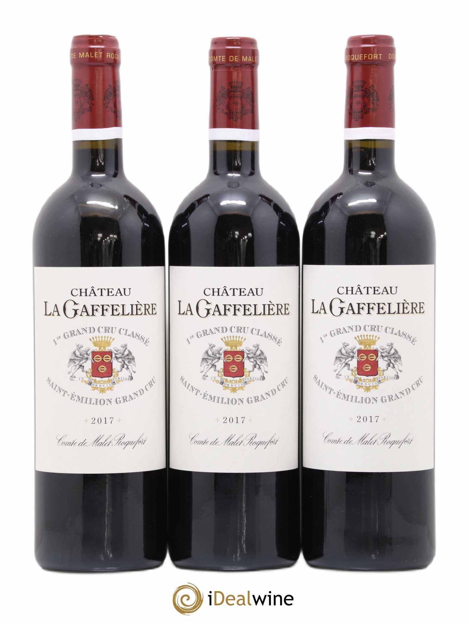 Château la Gaffelière 1er Grand Cru Classé B 2017 - Lot de 3 bouteilles - 0