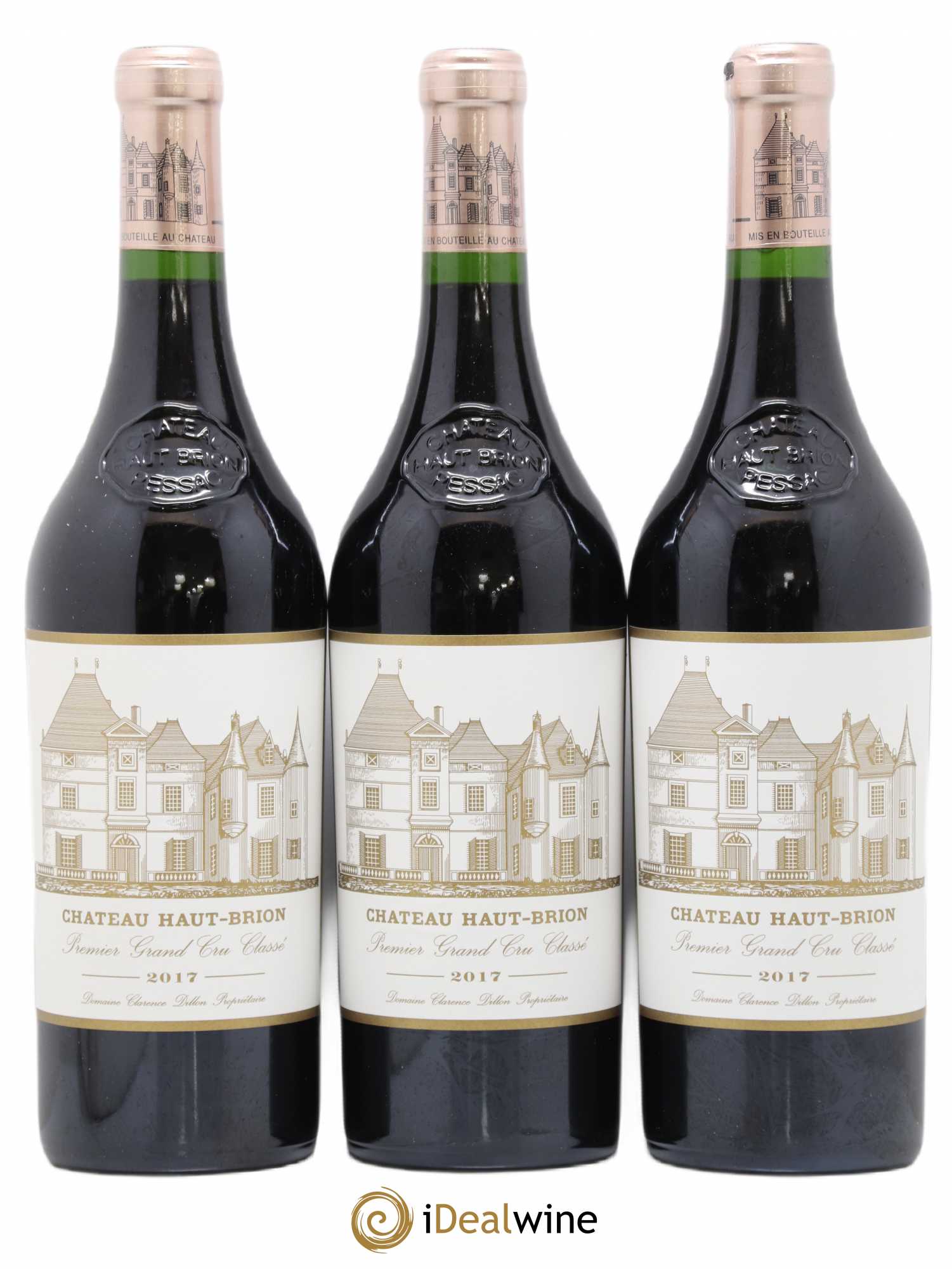 Château Haut Brion 1er Grand Cru Classé 2017 - Lot de 3 bouteilles - 0