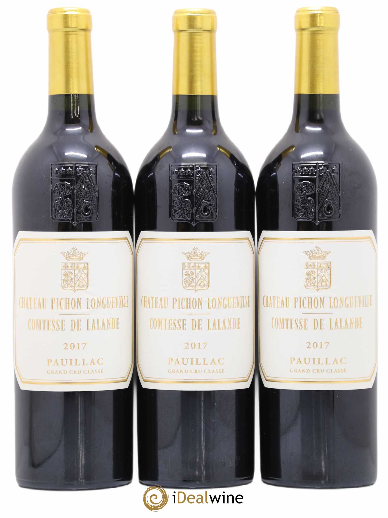 Château Pichon Longueville Comtesse de Lalande 2ème Grand Cru Classé 2017 - Lot de 3 bouteilles - 0