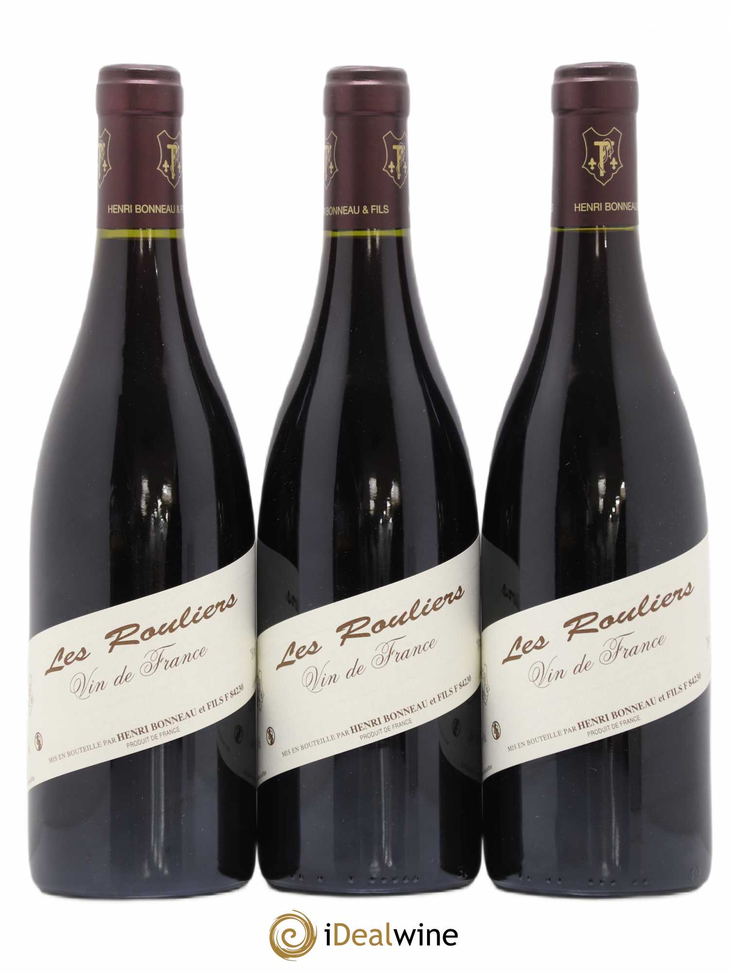 Vin de France Les Rouliers Henri Bonneau & Fils - Lot de 3 bouteilles - 0
