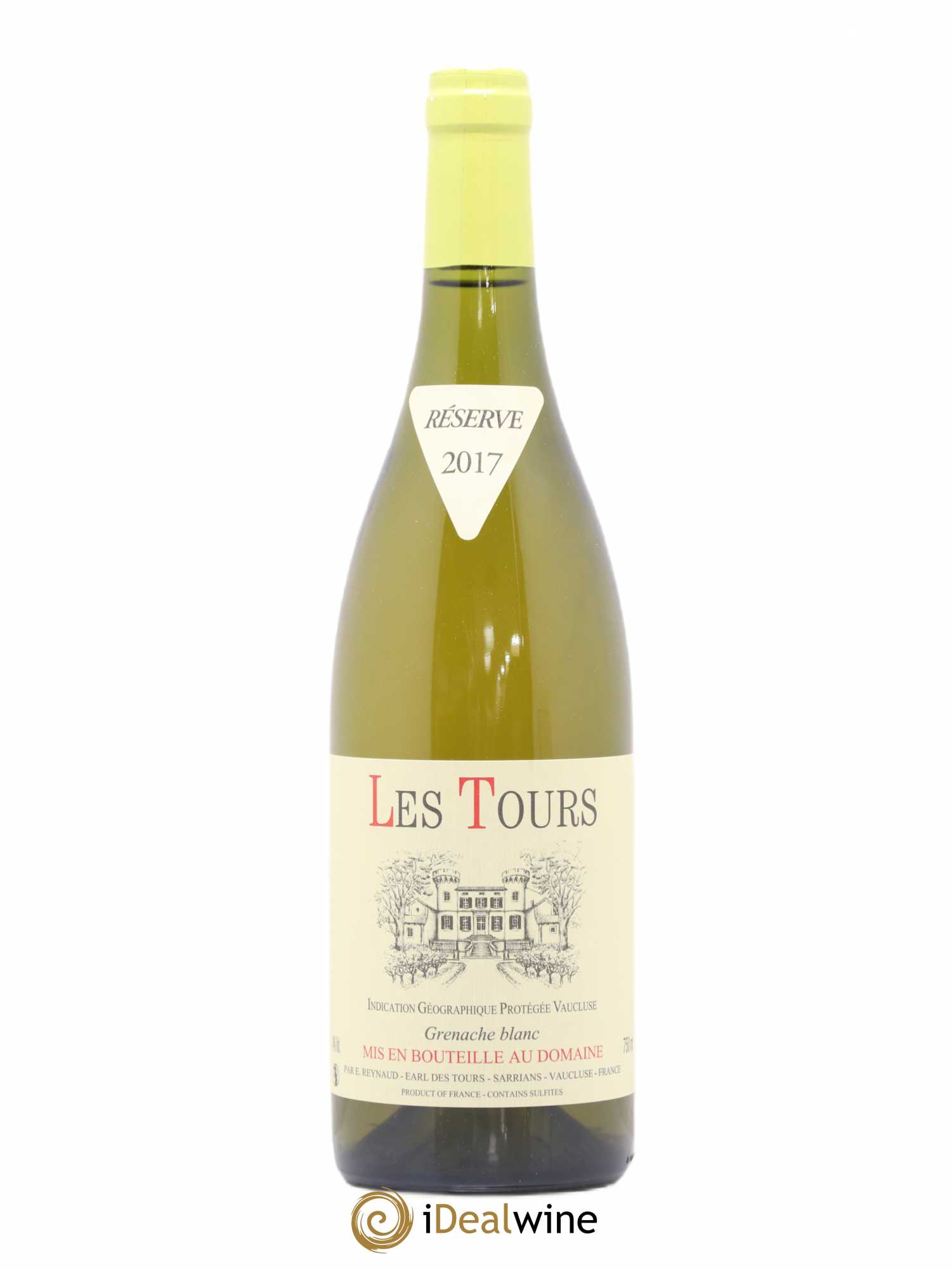 Vaucluse (Vin de Pays de Vaucluse) Les Tours Grenache Blanc Emmanuel Reynaud Grenache blanc 2017 - Posten von 1 Flasche - 0