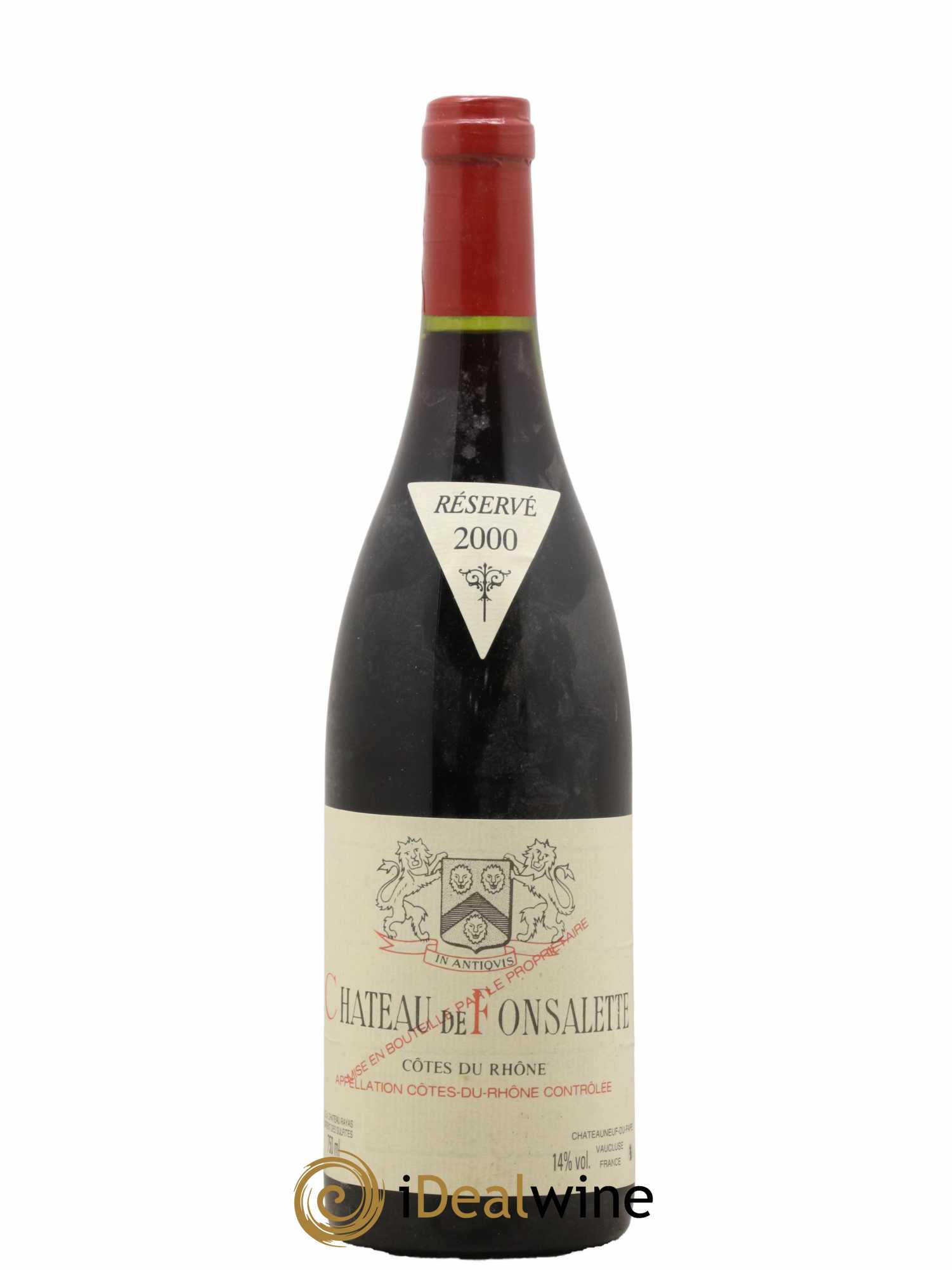 Côtes-du-Rhône Château de Fonsalette Emmanuel Reynaud 2000 - Lot de 1 bouteille - 0