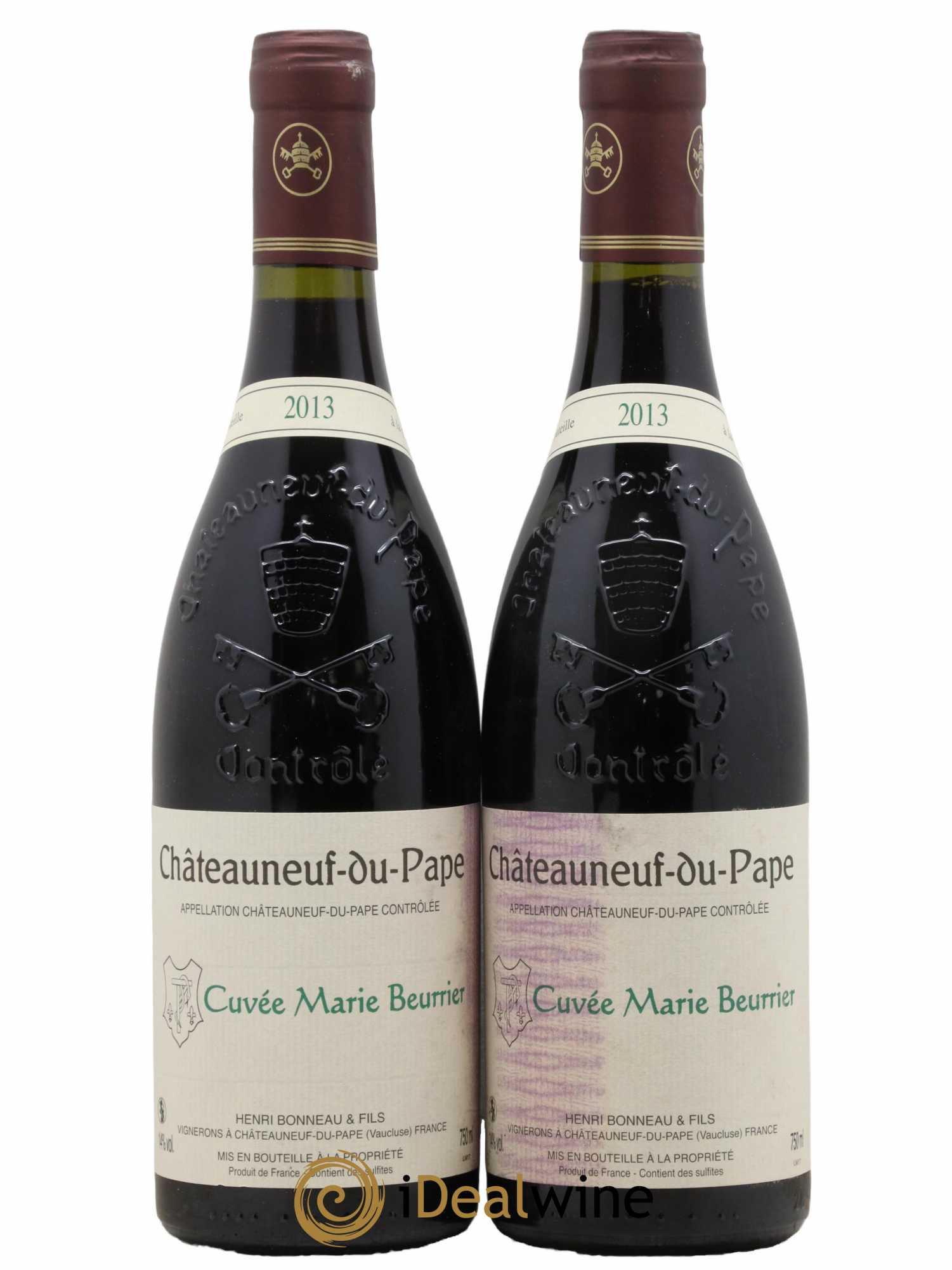 Châteauneuf-du-Pape Marie Beurrier Henri Bonneau & Fils 2013 - Lot de 2 bouteilles - 0