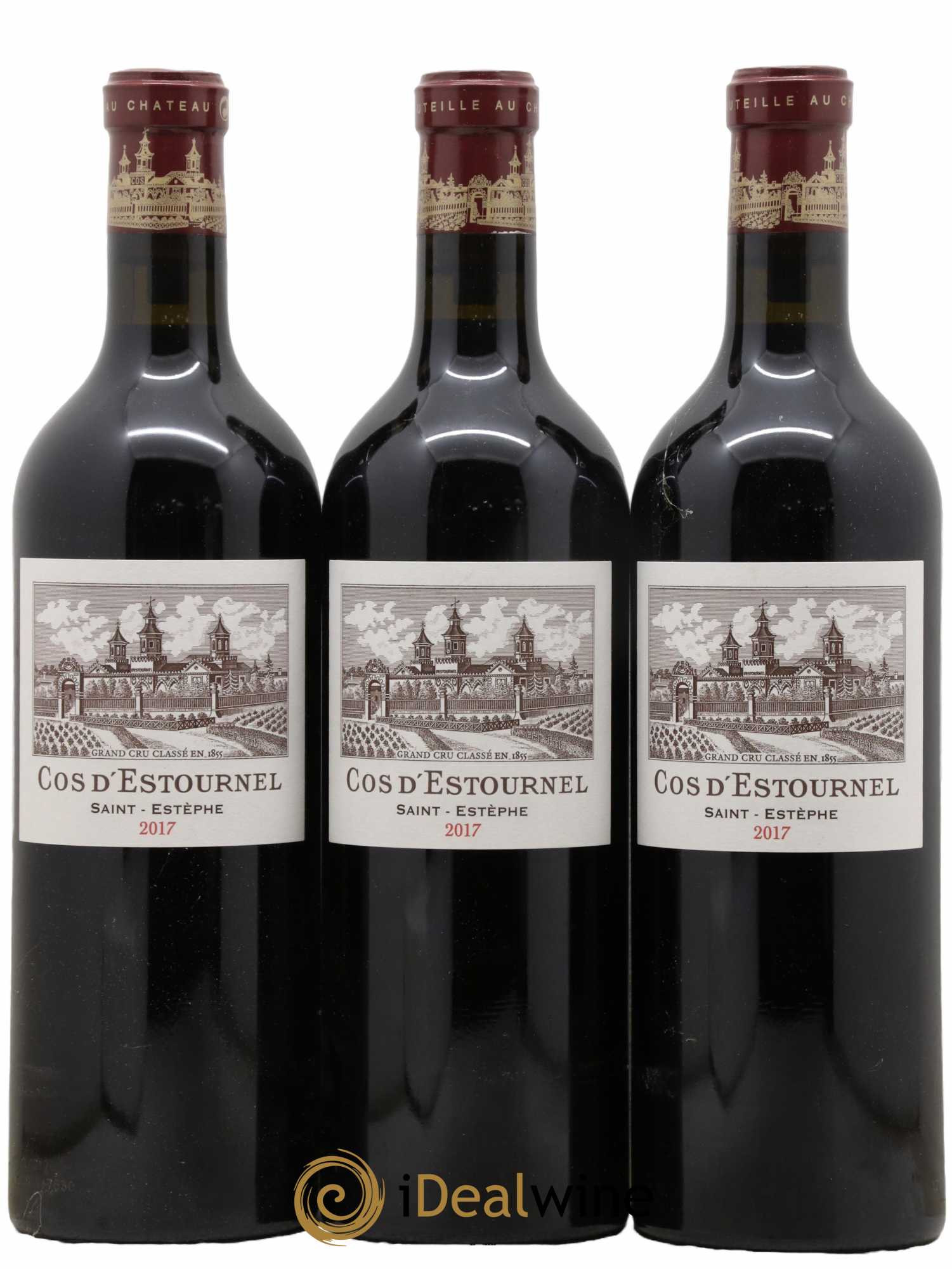 Cos d'Estournel 2ème Grand Cru Classé 2017 - Lot de 3 bouteilles - 0