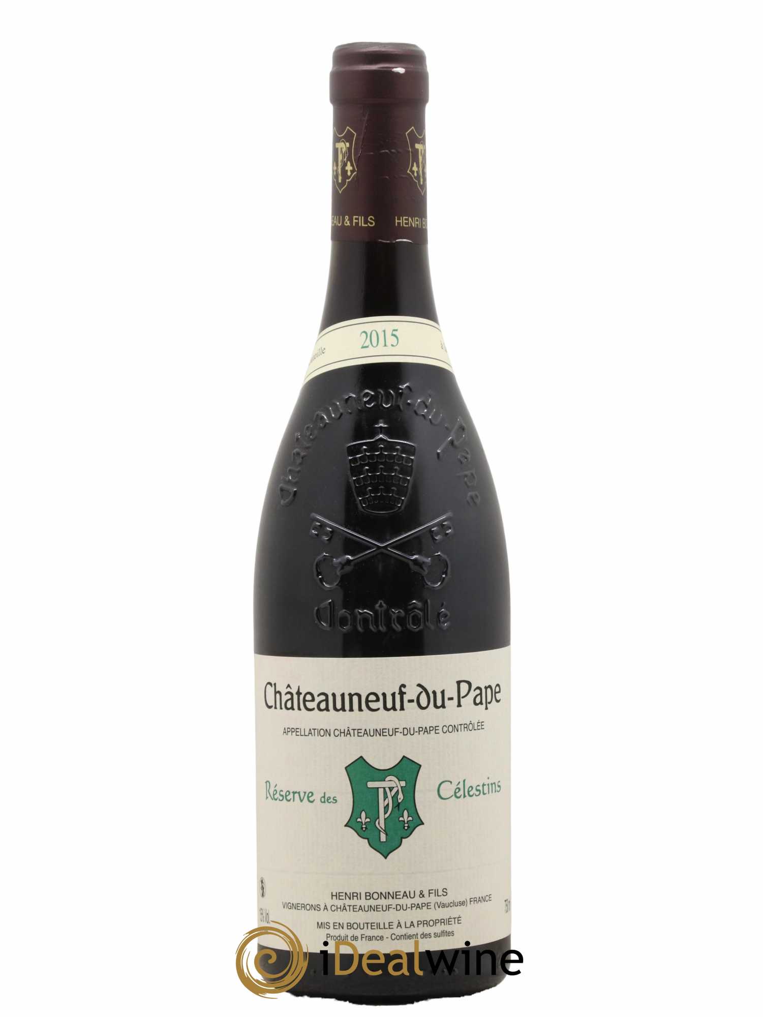 Châteauneuf-du-Pape Réserve des Célestins Henri Bonneau & Fils 2015 - Lot de 1 bouteille - 0