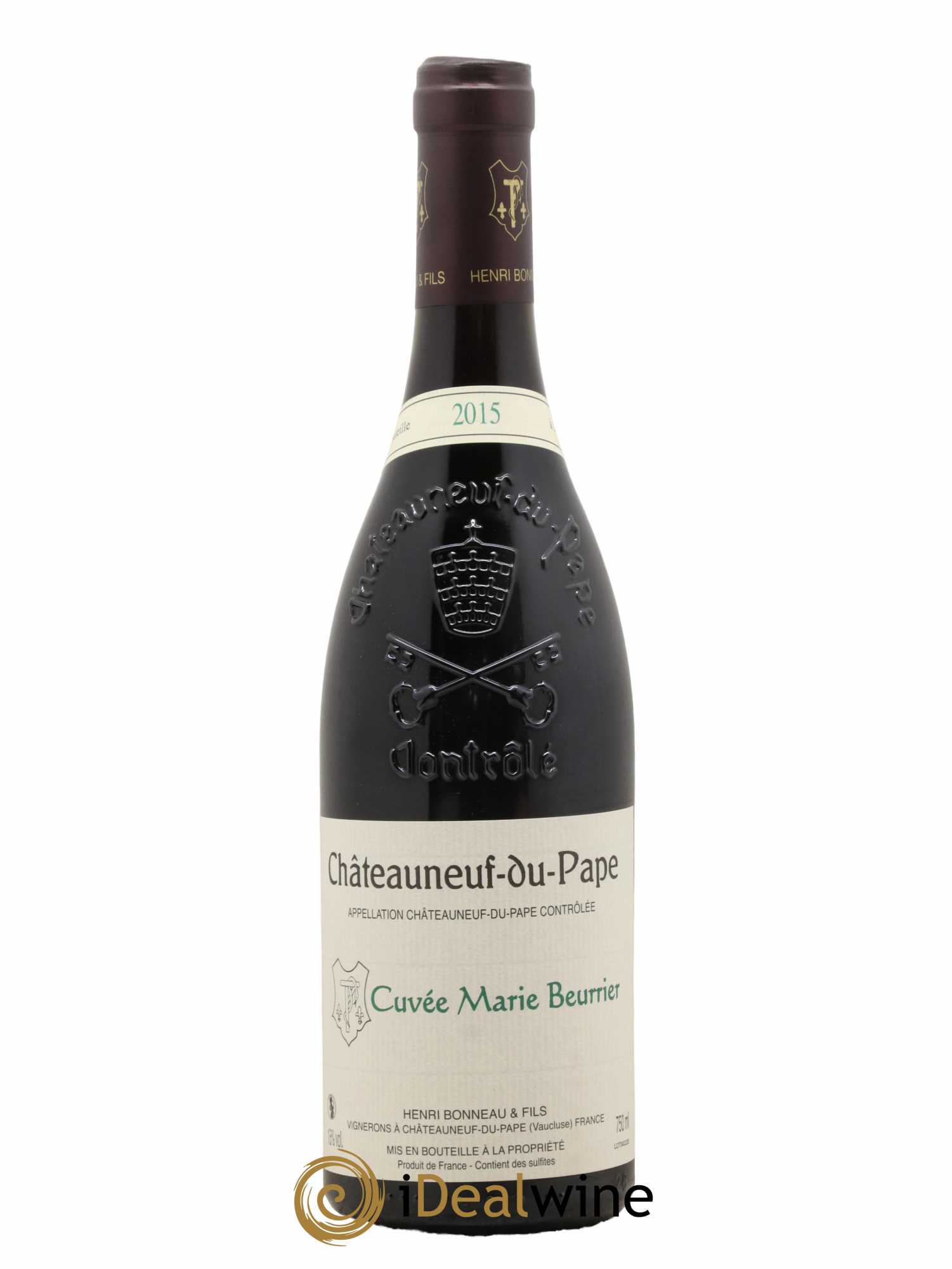 Châteauneuf-du-Pape Marie Beurrier Henri Bonneau & Fils 2015 - Lot de 1 bouteille - 0